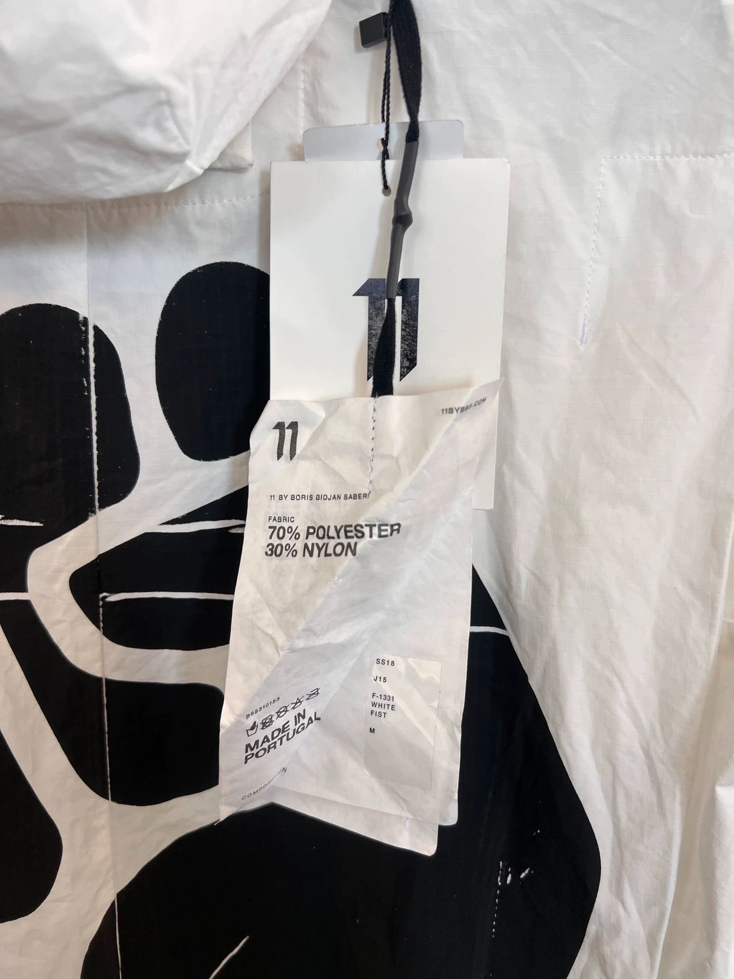 Boris Bidjan Saberi BBS 11by bbs mid fist print parka M new w/ tags Size US M / EU 48-50 / 2 - 7 Thumbnail
