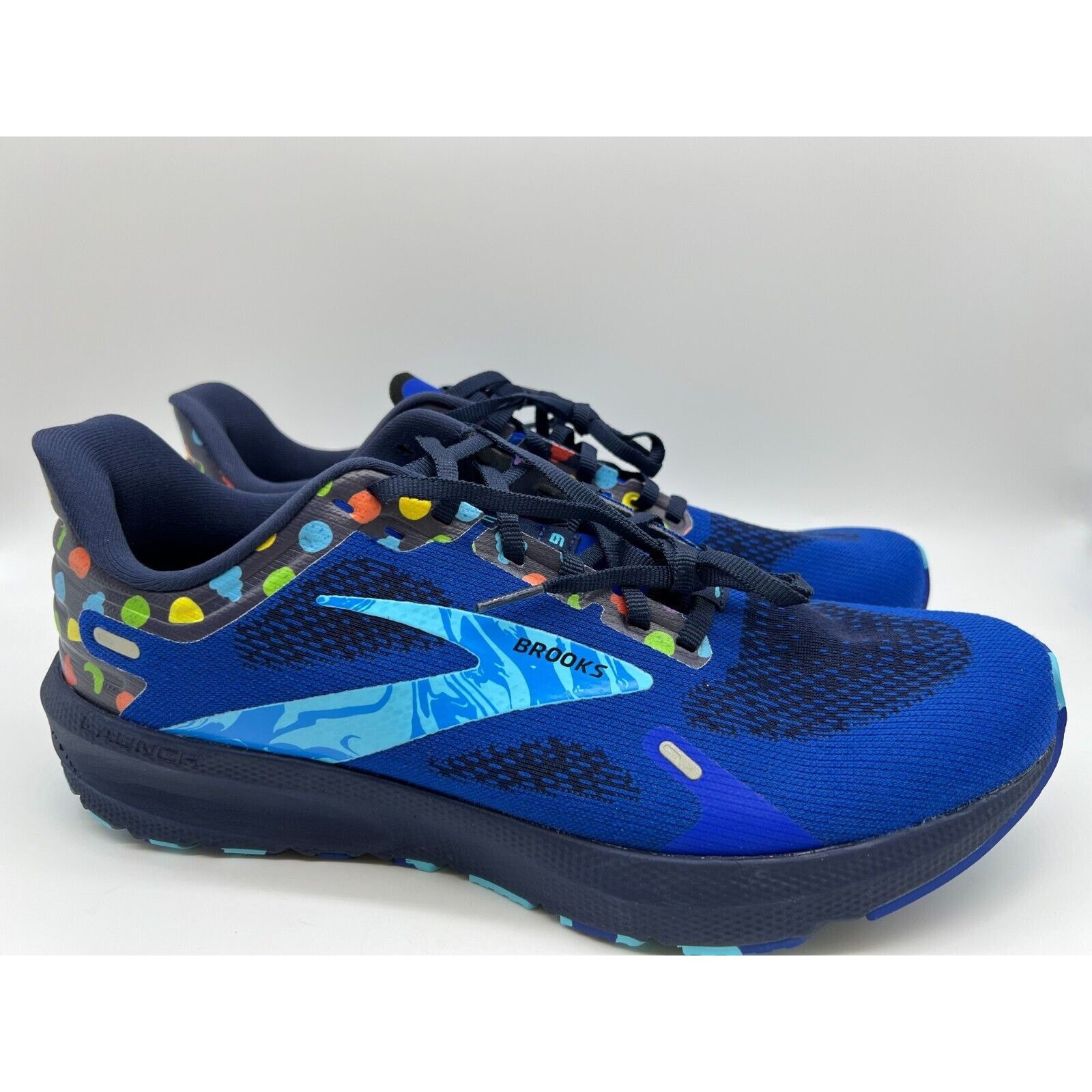 Brooks Launch 9 Running Shoes Blue/peacoat/yellow Mens Size 11