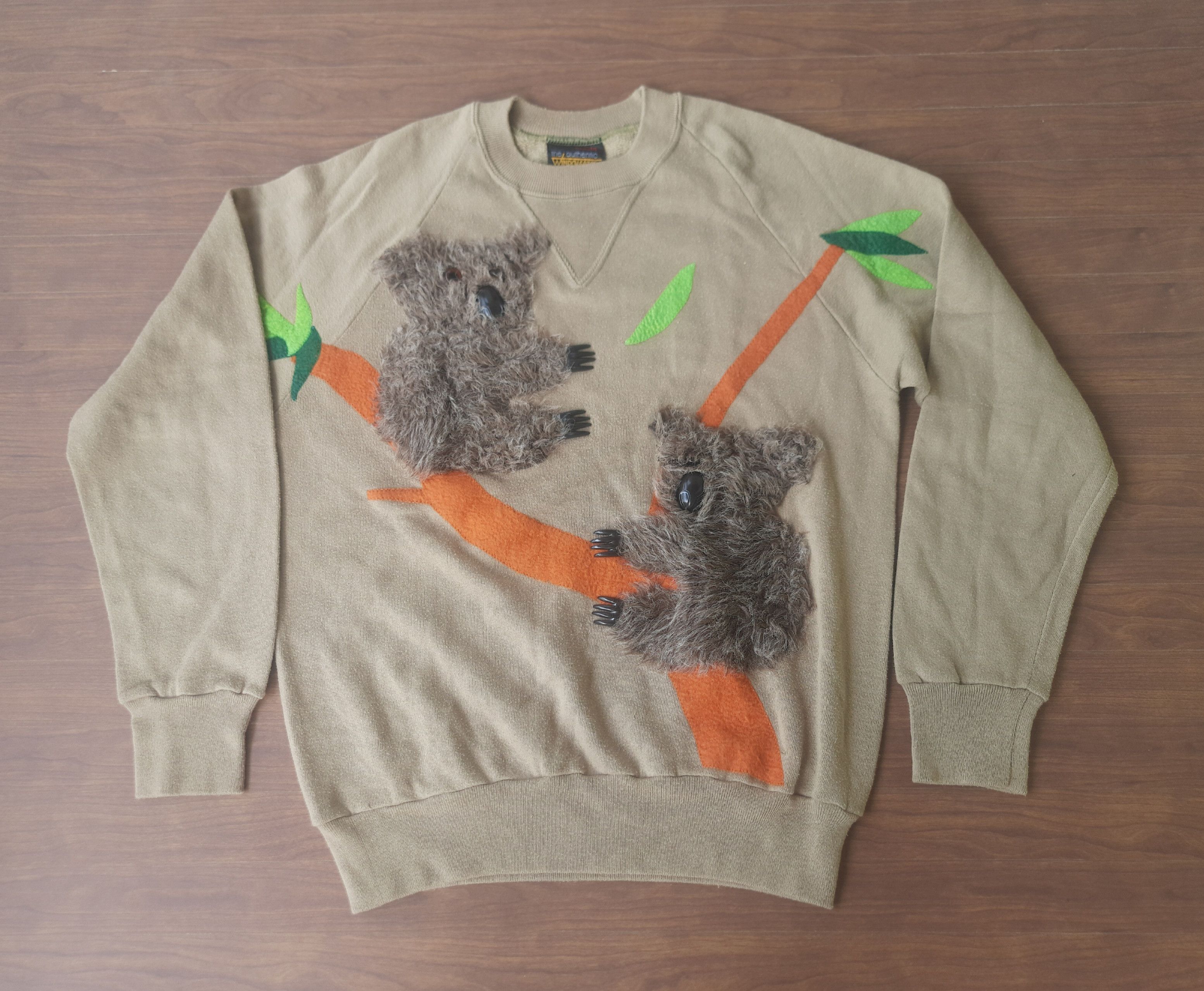 Vintage Vintage Windcheater Koala Sweatshirt Crewneck Size US M / EU 48-50 / 2 - 1 Thumbnail