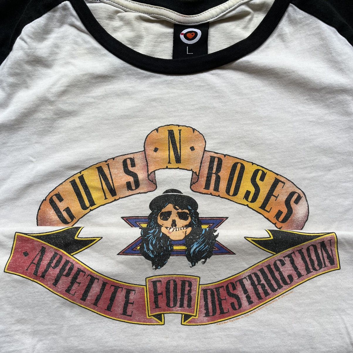 Band Tees Guns N Roses Band Raglan Tee Size US L / EU 52-54 / 3 - 2 Thumbnail