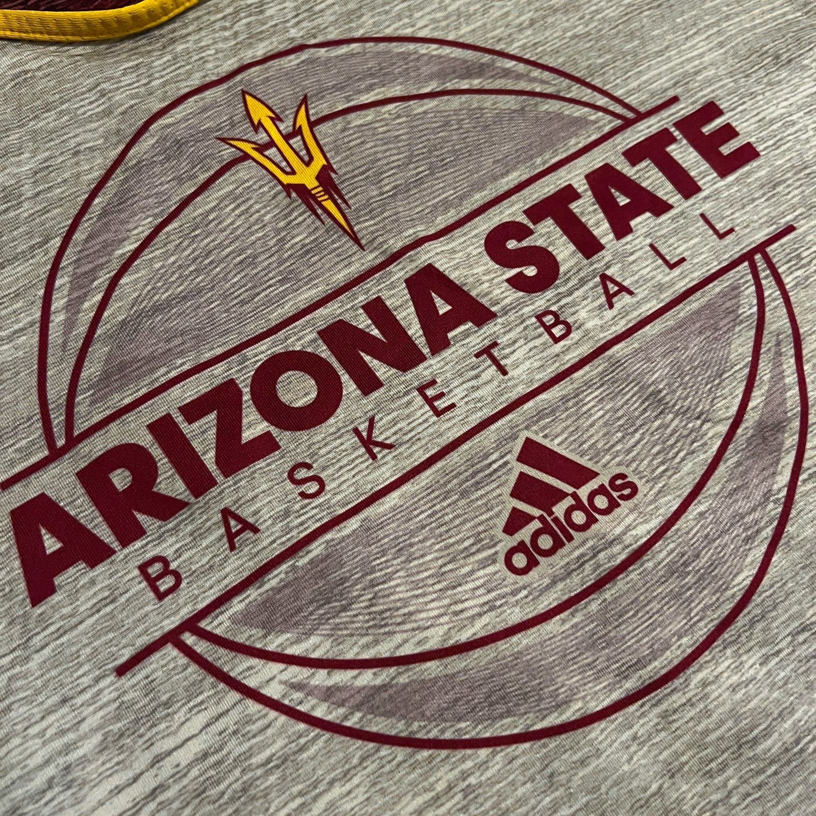 Adidas Team Issued 2019 ASU Basketball Reversible Practice Jersey Size US L / EU 52-54 / 3 - 7 Thumbnail