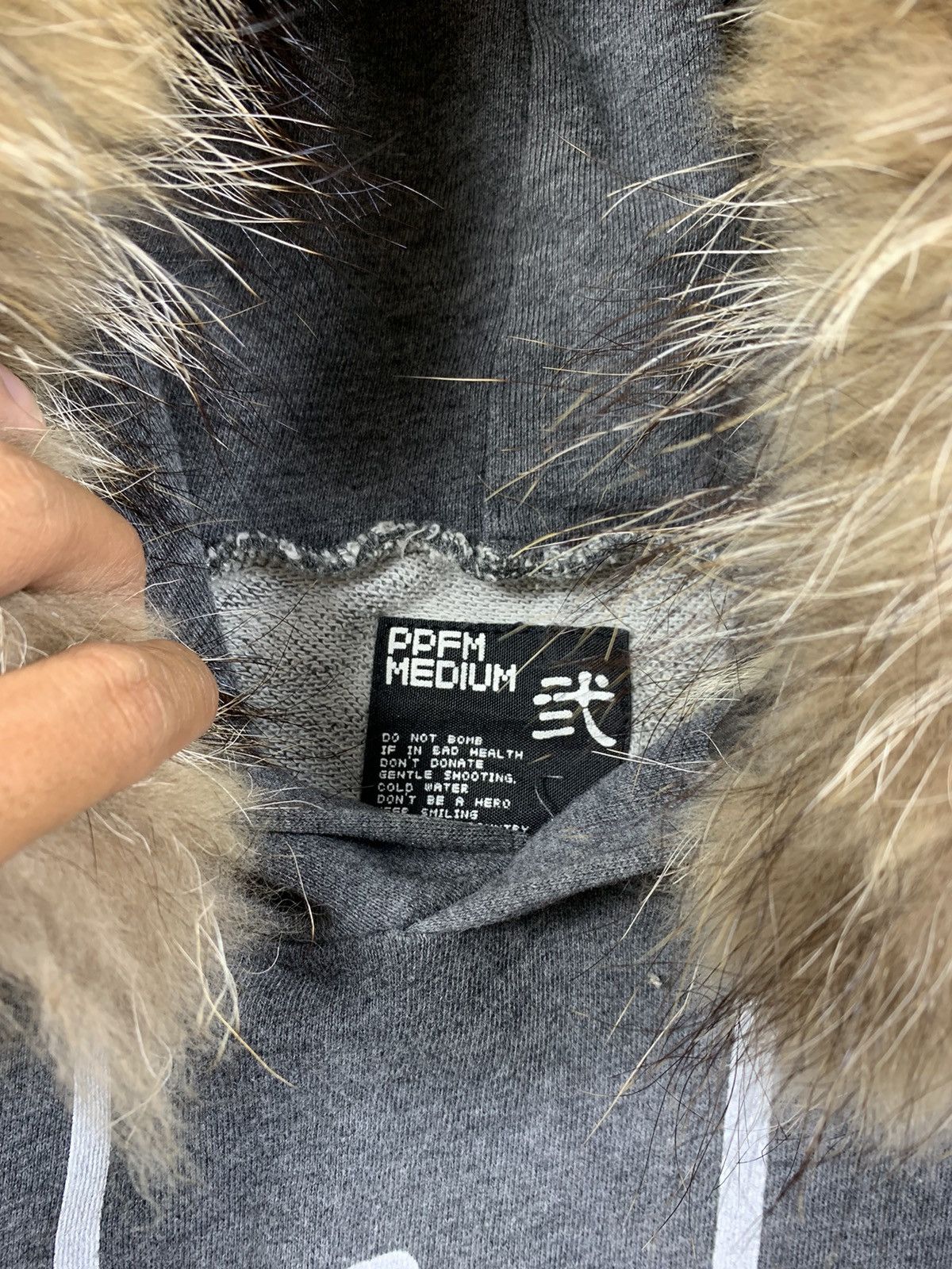 If Six Was Nine × Japanese Brand × Le Grande Bleu (L.G.B.) Japanese PPFM Fur Hoodie ifsix lgb style Size US M / EU 48-50 / 2 - 5 Thumbnail