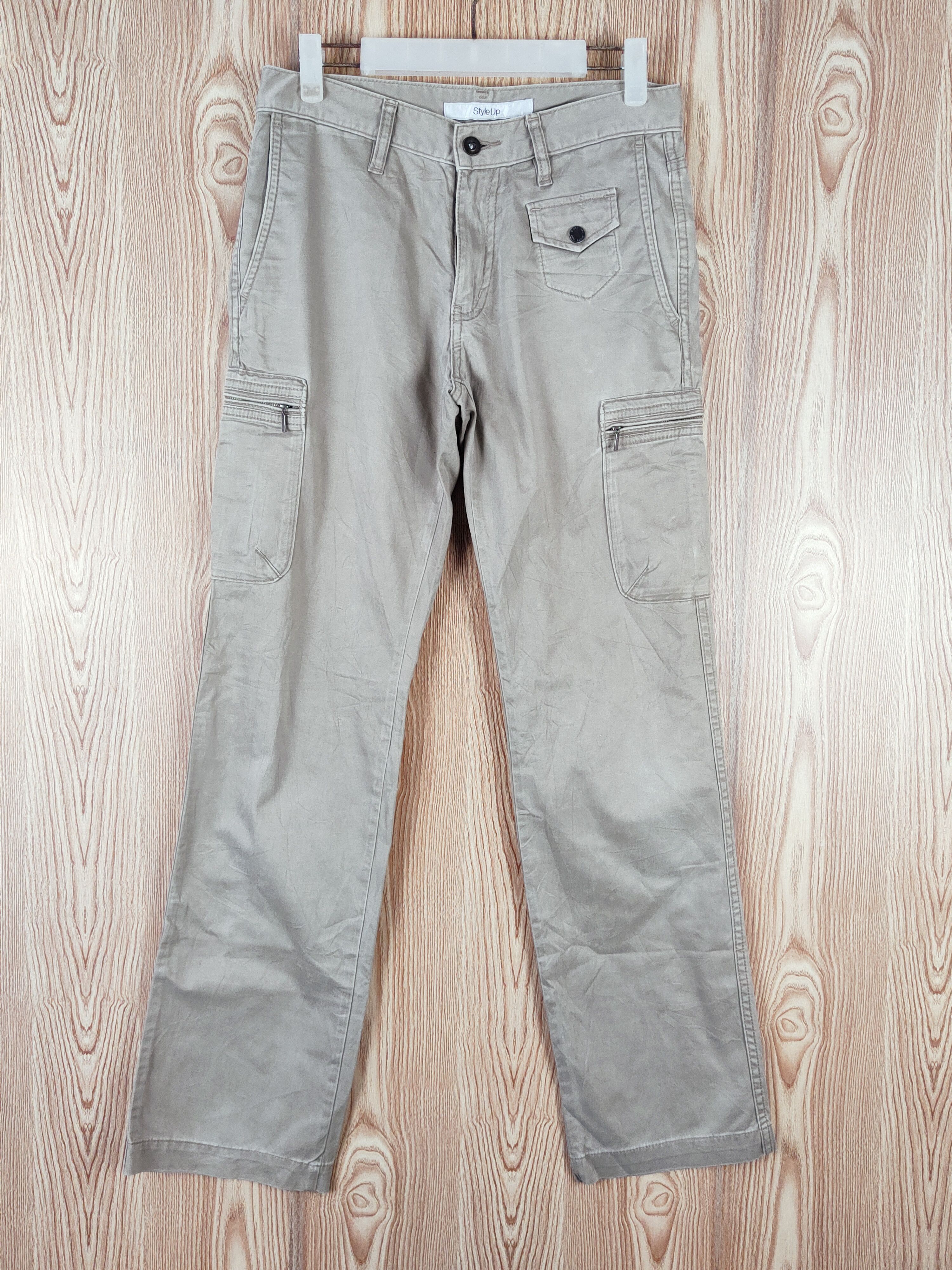 Japanese Brand Uniqlo Beige Multipocket Tactical Cargo Pants #W212 Size US 30 / EU 46 - 1 Thumbnail