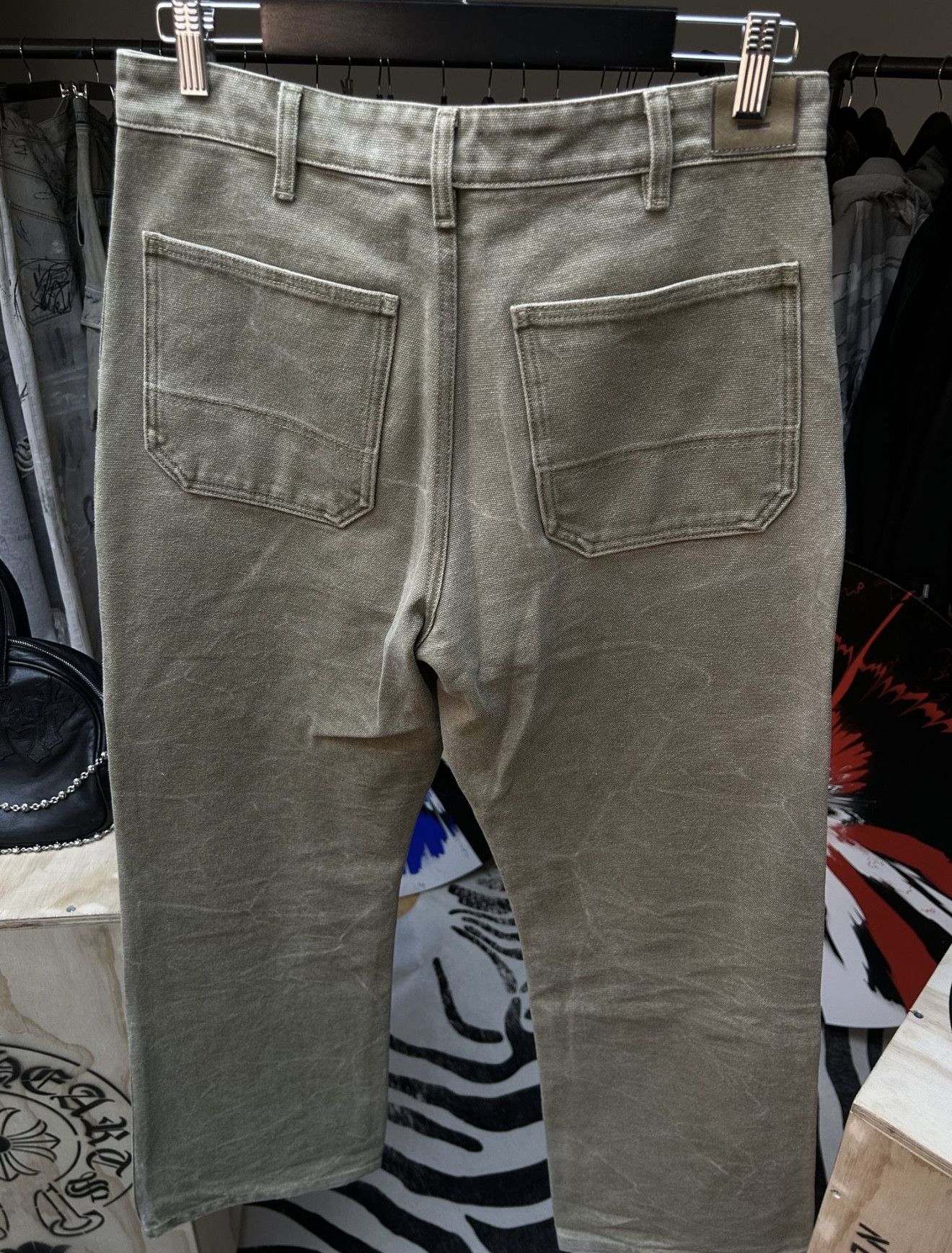Acne Studios Acne Studios Green Wash Denim Size US 33 - 5 Thumbnail