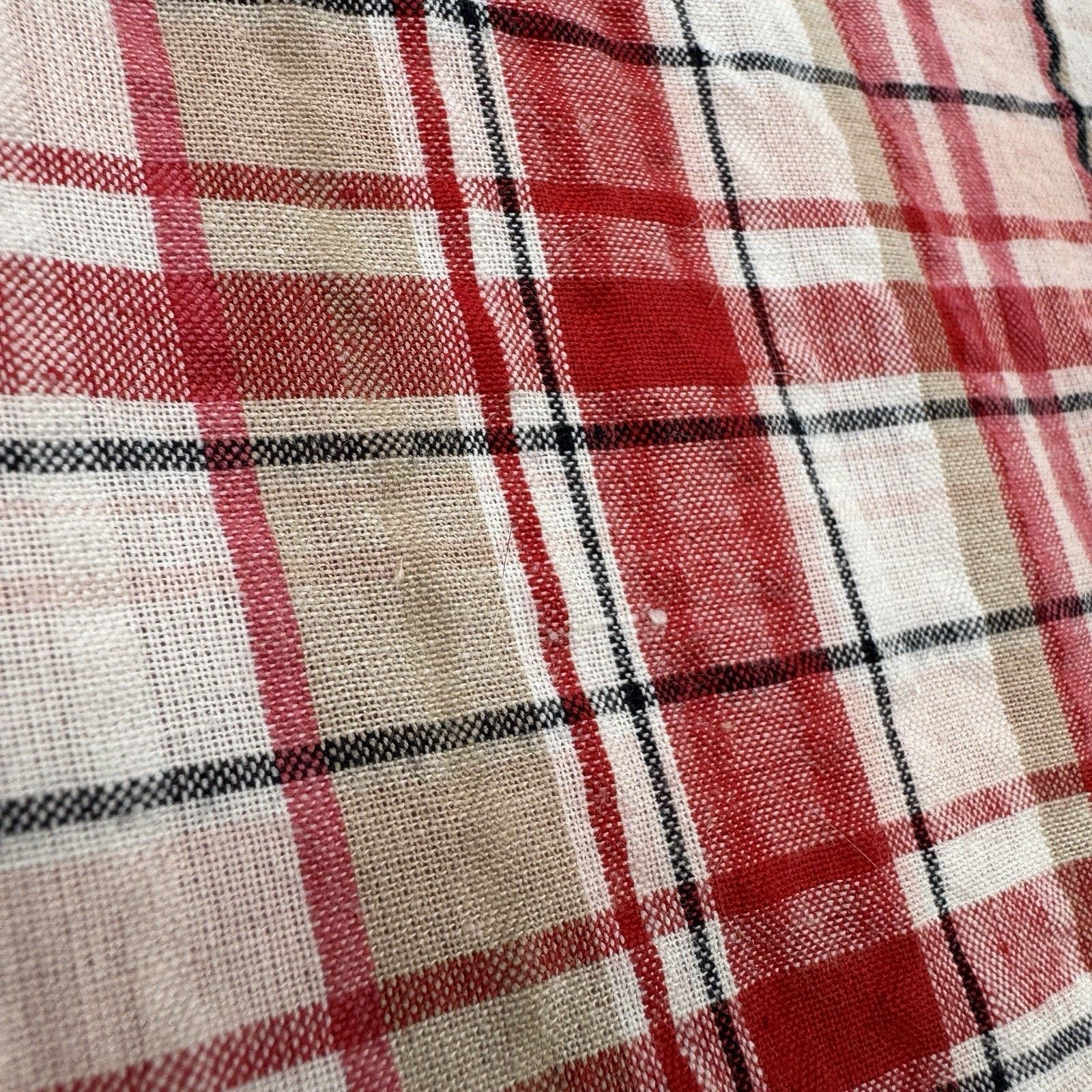 Vintage BRORA 100% Cotton Gingham Lined Chelsea Collar Dress Size 6 Size XS / US 0-2 / IT 36-38 - 15 Thumbnail