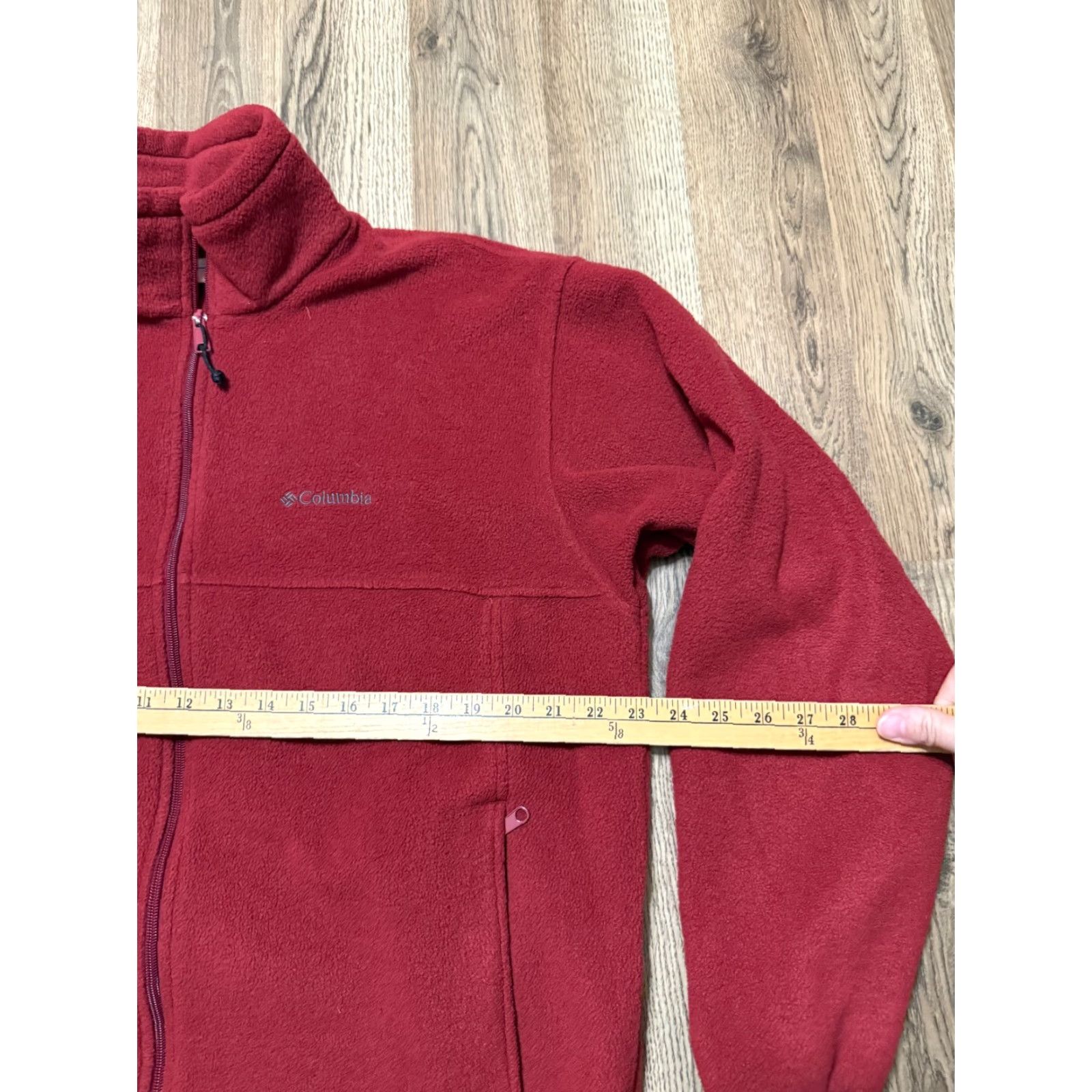 Vintage Columbia Sweatshirt Mens Size L Red Full Zip Fleece Zip Pockets Outdoor 90s? (Note: No new info) Size US L / EU 52-54 / 3 - 6 Thumbnail