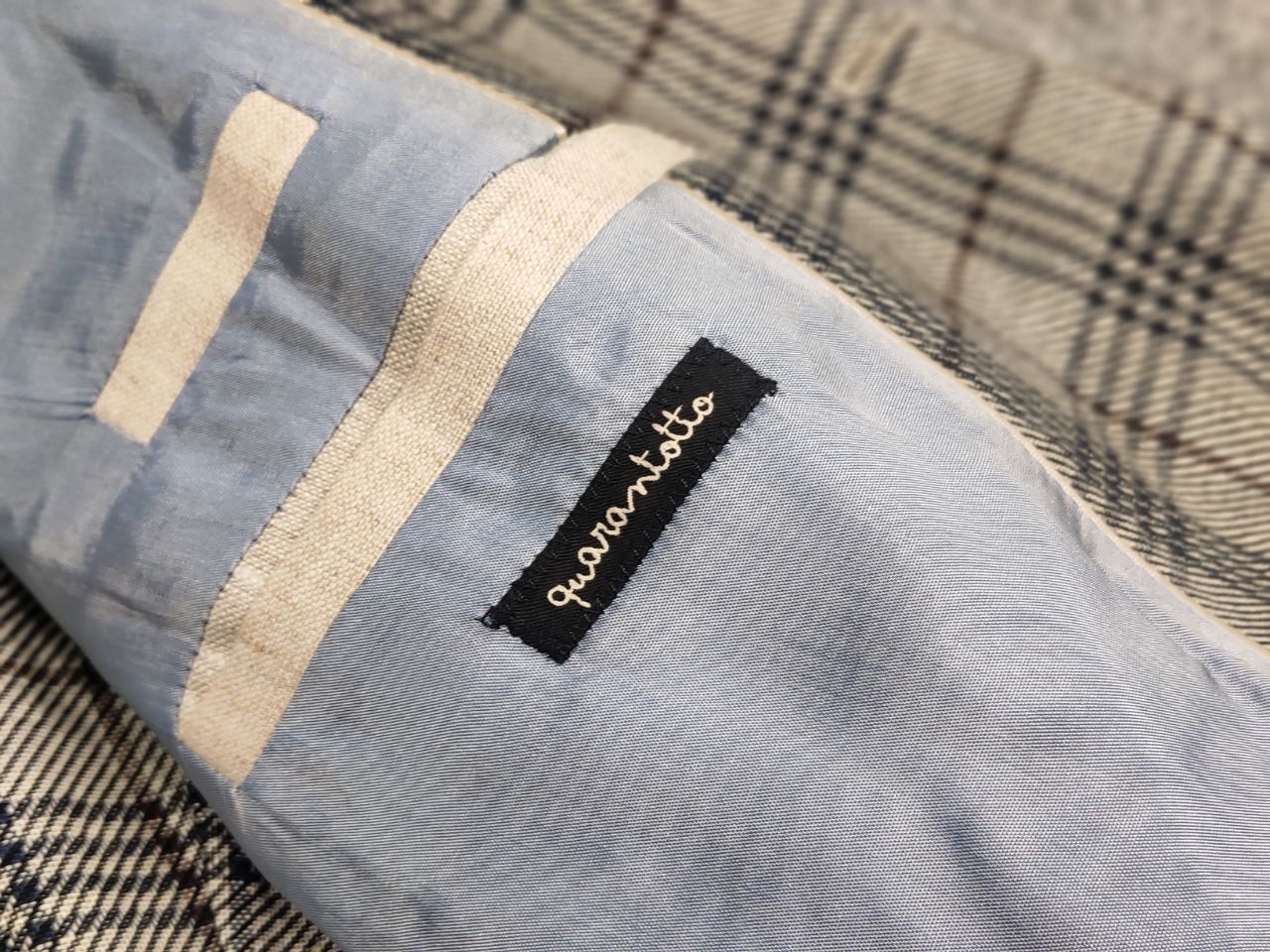 Paoloni Paoloni Italy Design classic light checked Blazer jacket Size US M / EU 48-50 / 2 - 16 Thumbnail