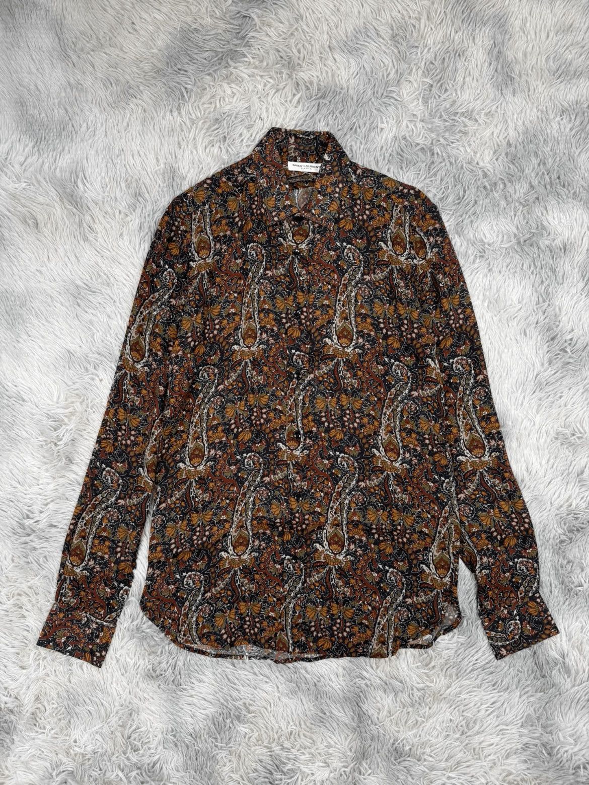 Saint Laurent Paris Saint Laurent Paris S 37 Saint Laurent Paris 16AW Flower P Size US S / EU 44-46 / 1 - 1 Thumbnail