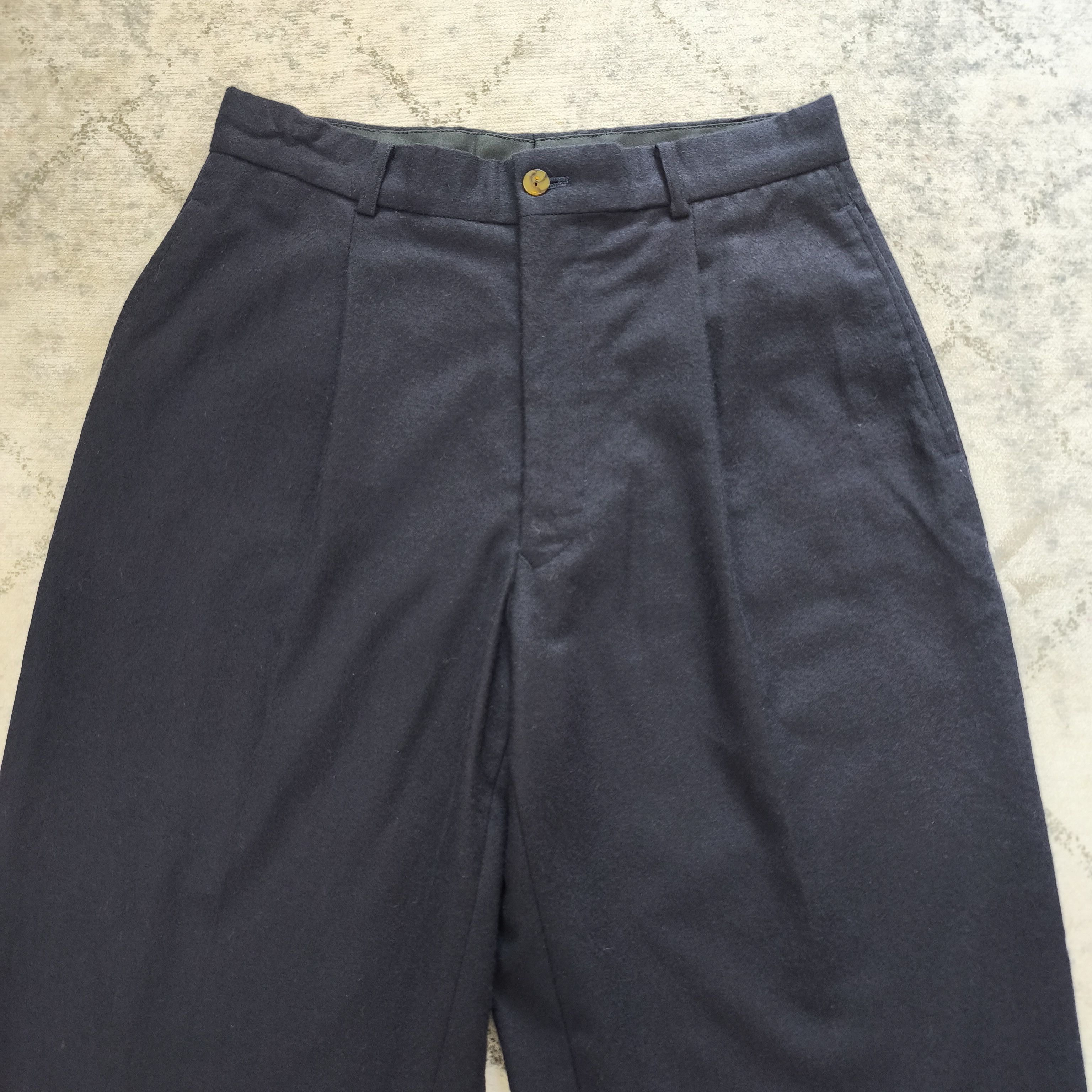 Jean Paul Gaultier Vintage Jean Paul Gaultier Homme Wool Pants Size US 29 - 2 Thumbnail