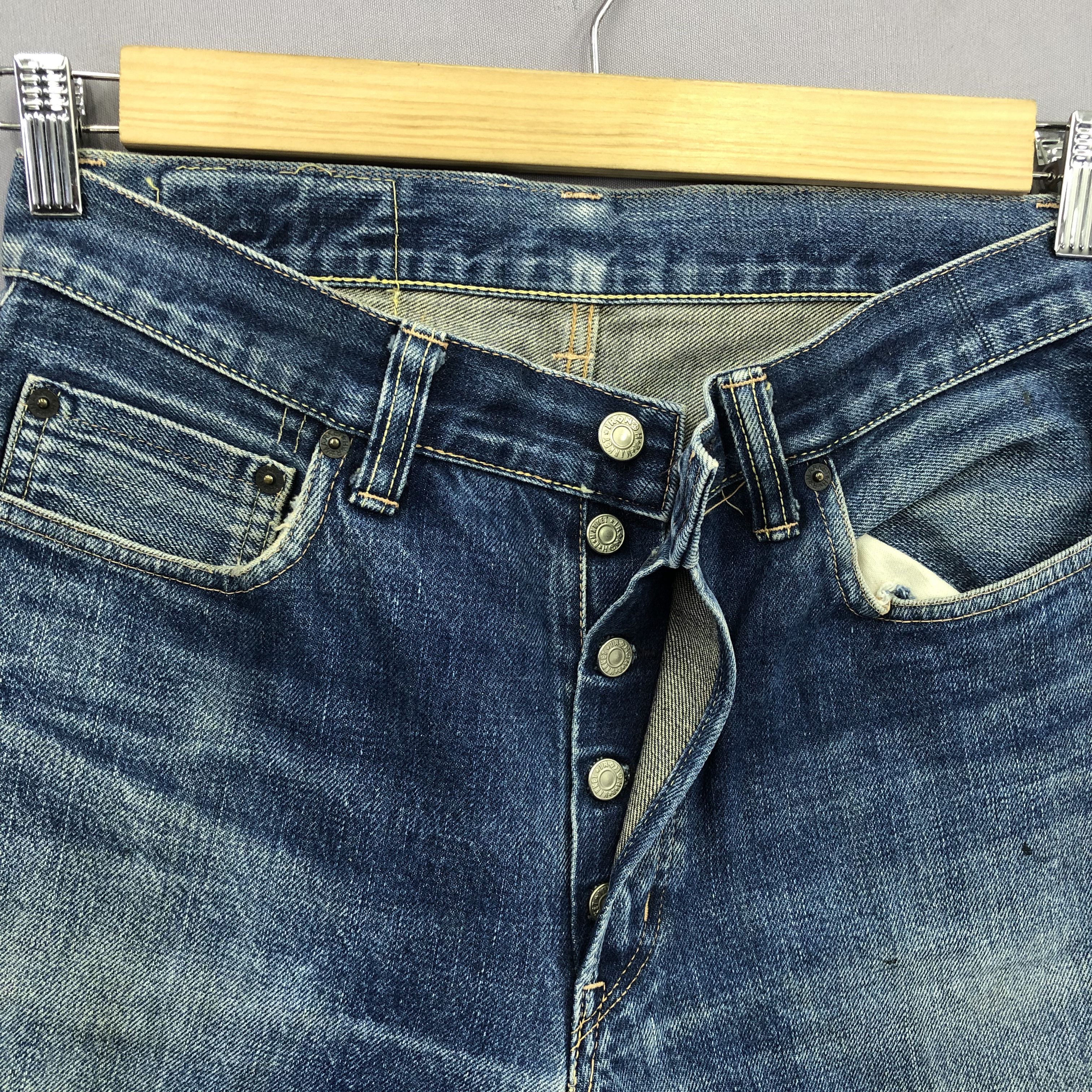 HOLLYWOOD RANCH MARKET Hollywood Ranch Market Selvedge Jeans HRM Redline Denim Size US 30 / EU 46 - 5 Thumbnail