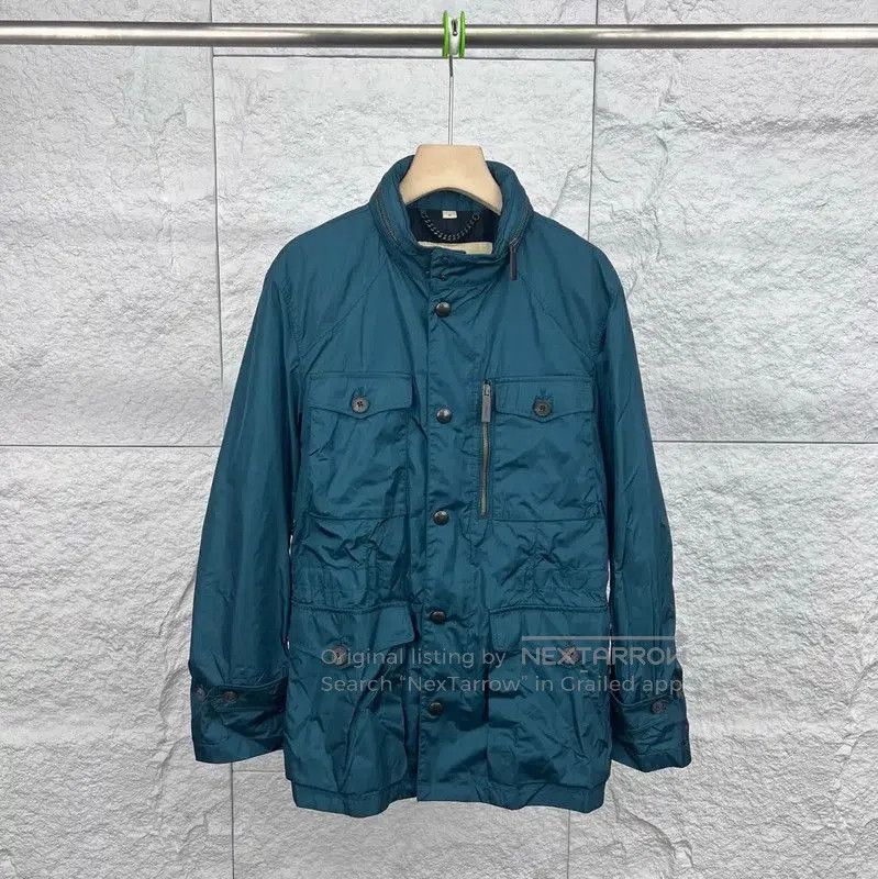 Burberry Burberry Teal Green Cotton Men's Jacket. Size US M / EU 48-50 / 2 - 1 Thumbnail