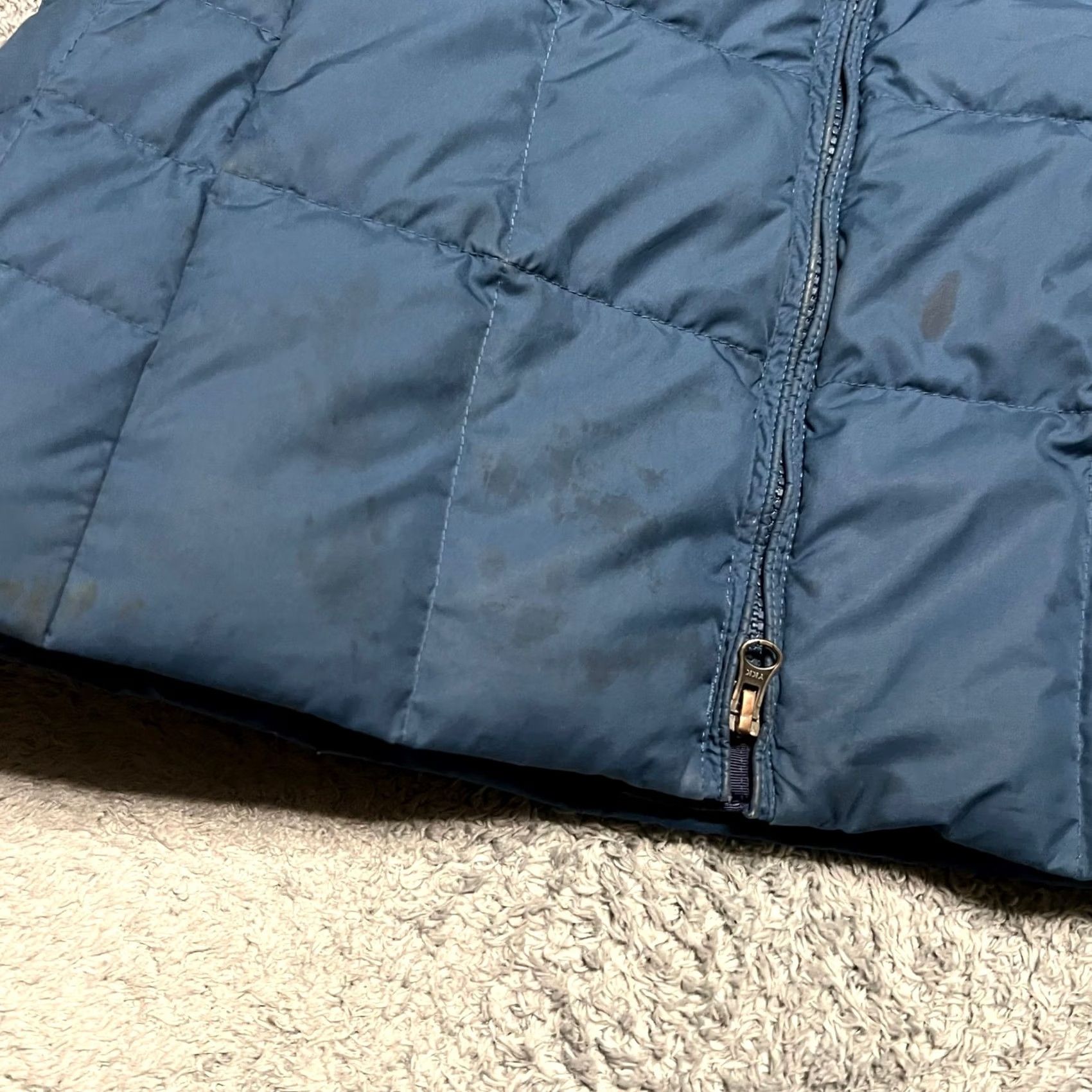 Patagonia Patagonia Jacket Womens XS Down With It Parka Puffer Coat Hooded Long Blue Stains Womens XS Jacket Size XS / US 0-2 / IT 36-38 - 3 Thumbnail