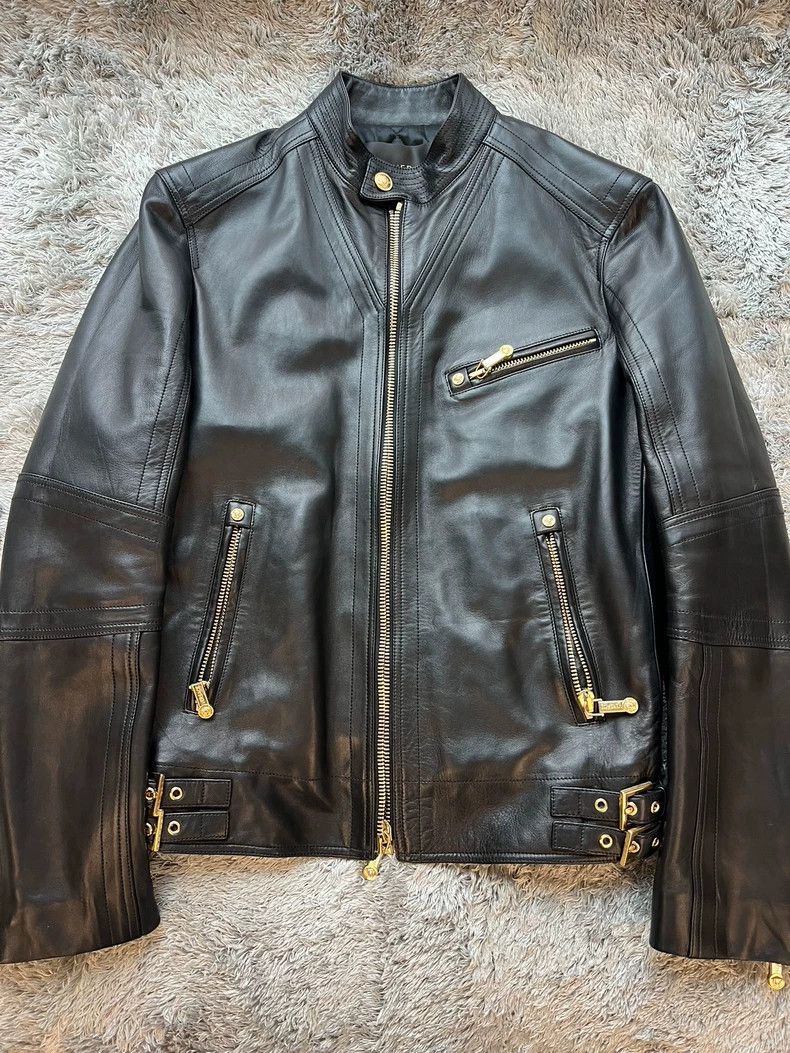 Versace Versace Motorcycle leather jacket Size US S / EU 44-46 / 1 - 1 Thumbnail