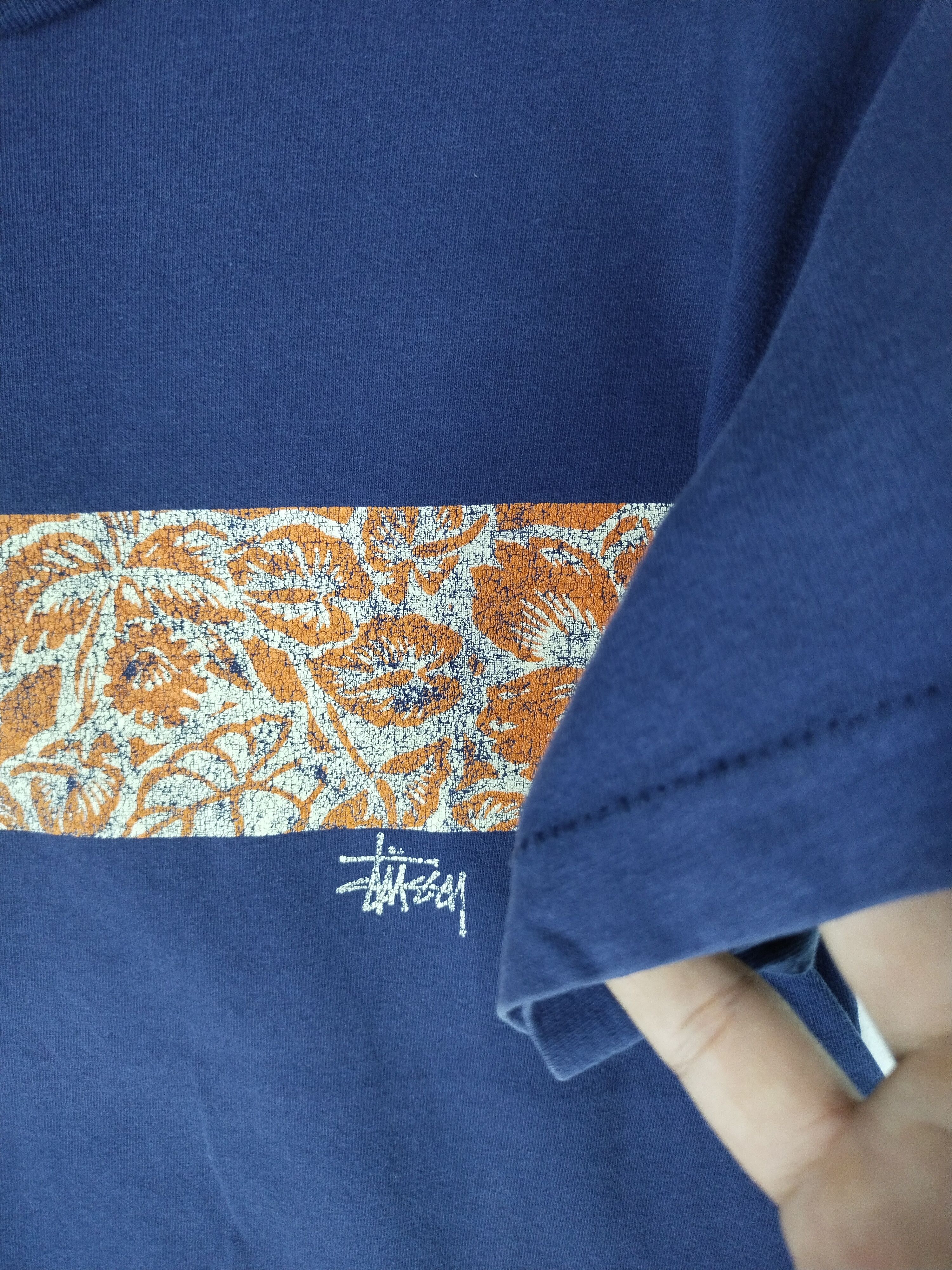 Stussy × Vintage Vintage 90's Hawaii Stussy Blue Tee Size US M / EU 48-50 / 2 - 4 Thumbnail