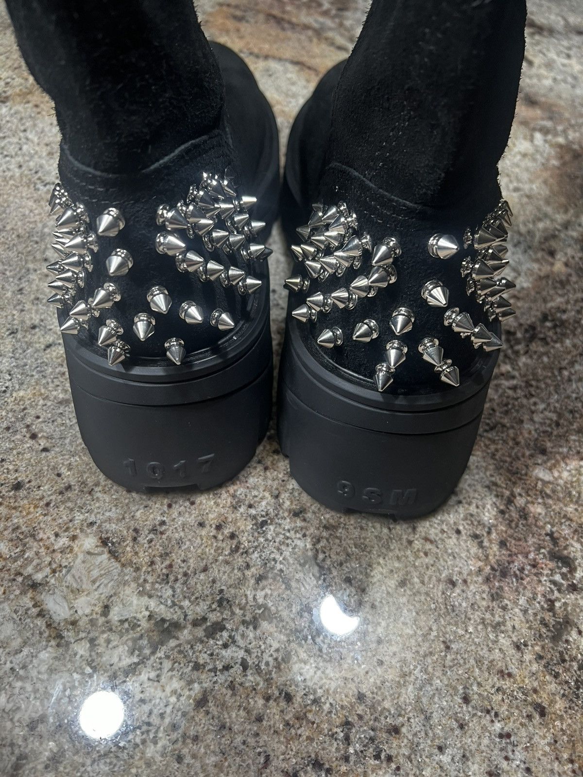 1017 ALYX 9SM 1017 Alyx 9SM Studded Suede Leather Boots Size US 11 / EU 44 - 4 Thumbnail