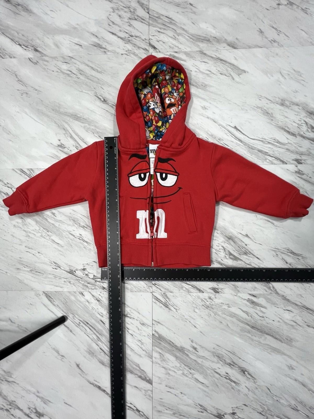 Other M&M’s World Red Zip Hoodie Youth XS Candy Character #9 Size US XS / EU 42 / 0 - 1 Thumbnail