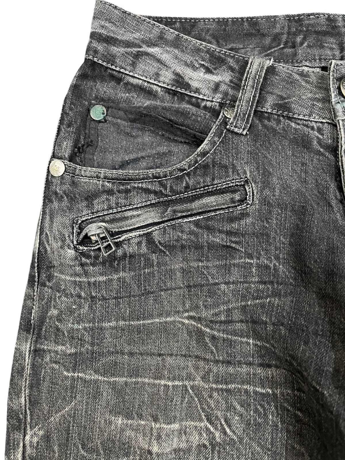 Le Grande Bleu (L.G.B.) Vintage Double Focus Punk Denim Size US 31 - 5 Thumbnail