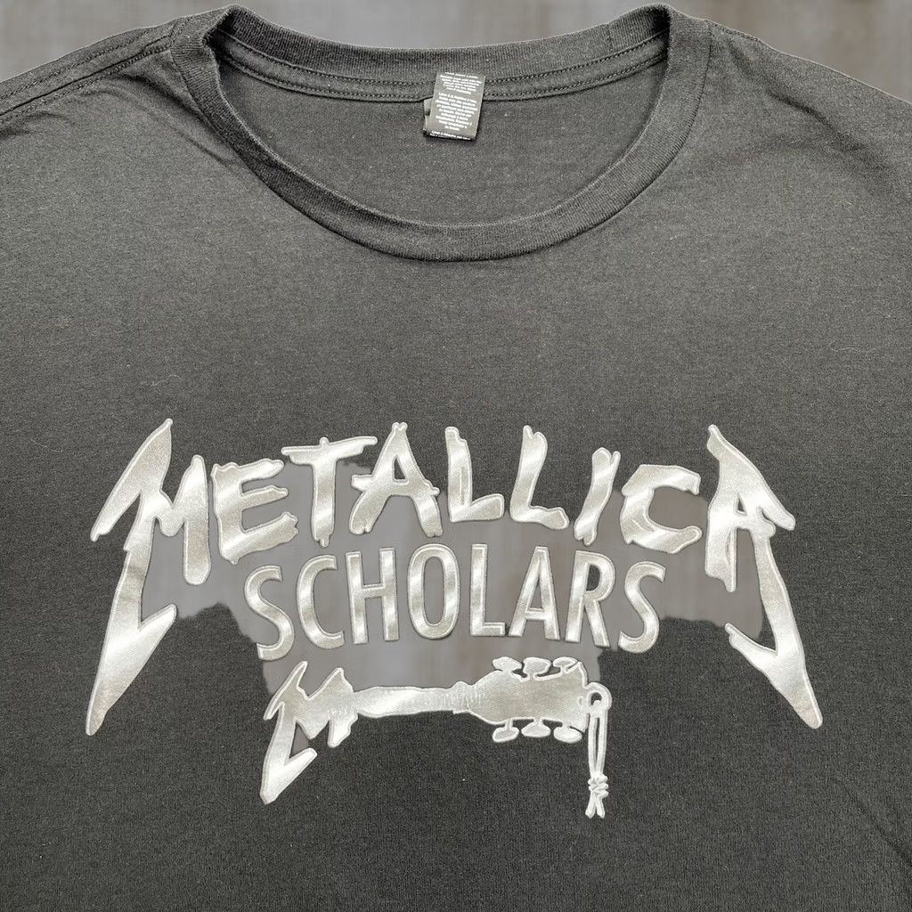 Vintage Metallica Shirt Mens L T-Shirt Black College Oxnard College Scholars Dentist Culinary Fire Size US L / EU 52-54 / 3 - 1 Thumbnail