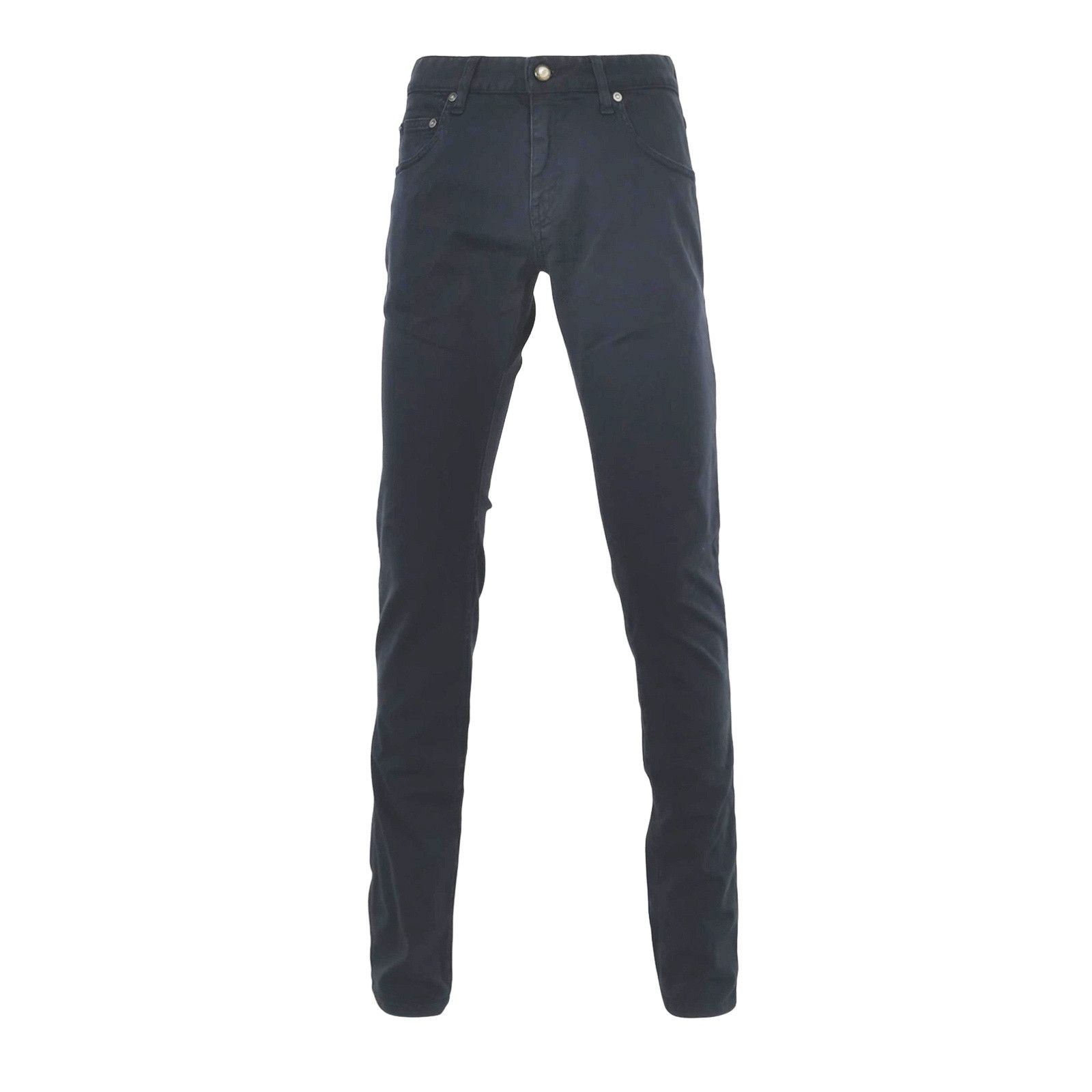 Giorgio Armani Giorgio Armani Navy Cotton Blend Trousers 29 Size US 29 - 1 Thumbnail