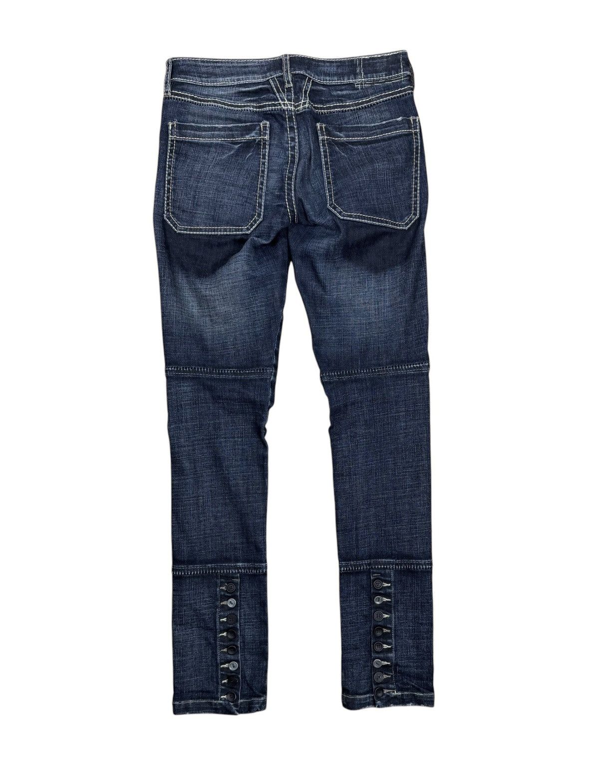 Marithe + Francois Girbaud × Vintage Marithe Francois Girbaud Biker Jeans Vintage size 27 IT42 Size 27" / US 4 / IT 40 - 18 Thumbnail