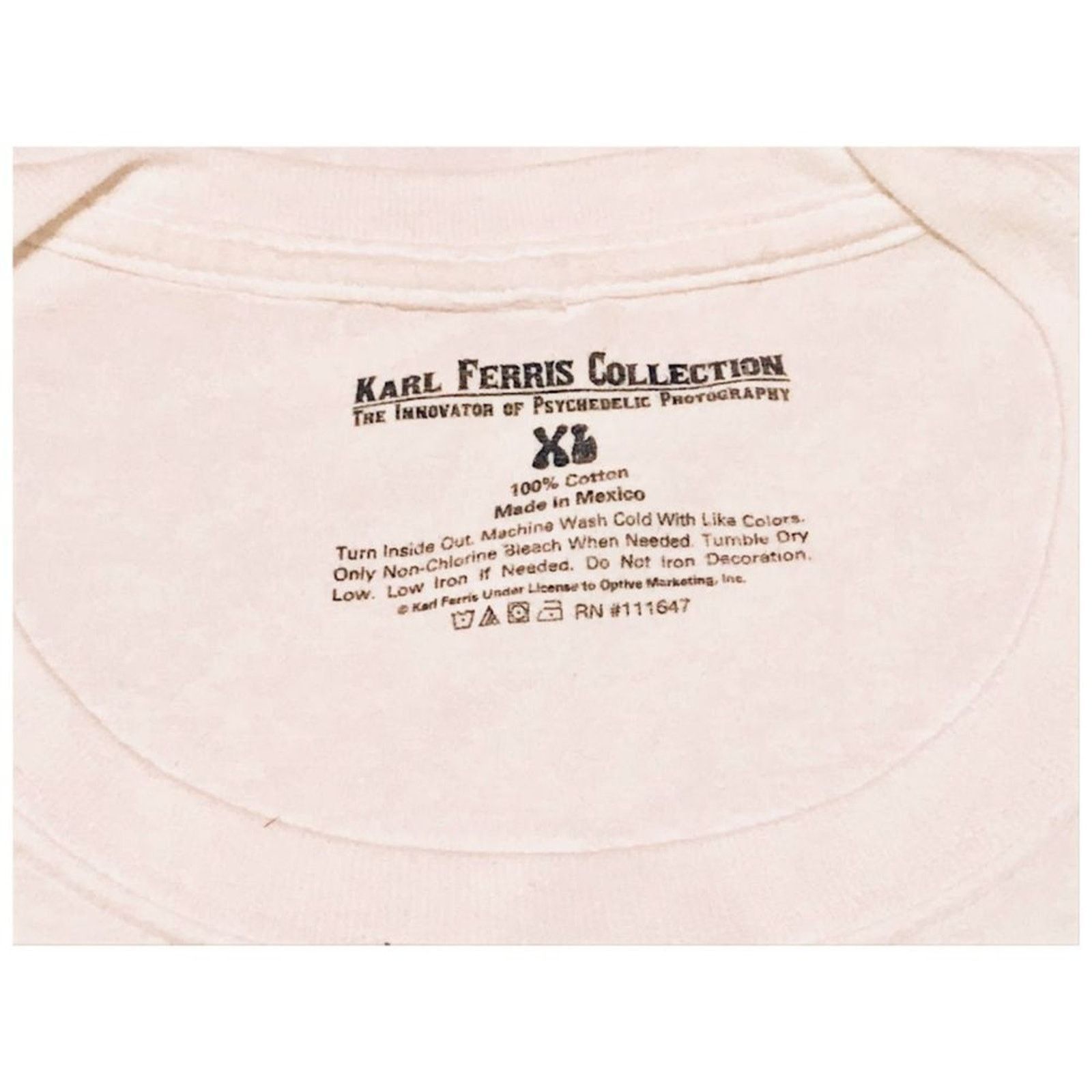 The Unbranded Brand Karl Ferris Collection Jimmy Hendrix Men`s T-shirt White XL Size US XL / EU 56 / 4 - 5 Thumbnail