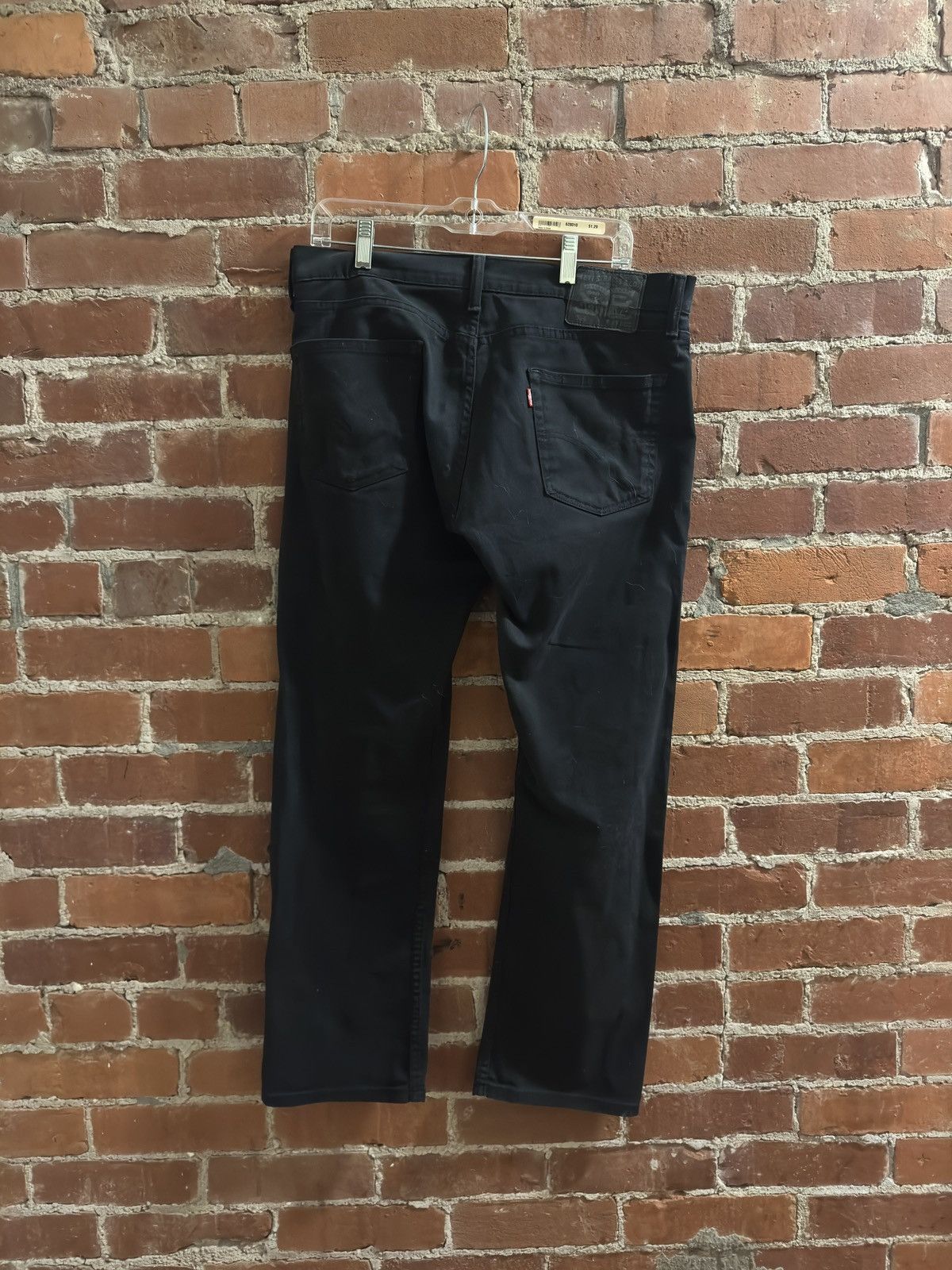 Levi's Black Denim Levi Pants Size US 33 - 4 Thumbnail