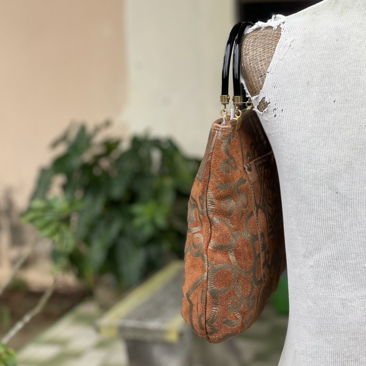 Leather × Vintage Vintage Suede Leather Tote Size ONE SIZE - 5 Thumbnail