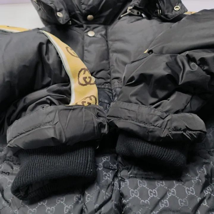 Gucci Gucci Black Puffer Jacket with Print-2507 Size US L / EU 52-54 / 3 - 4 Thumbnail