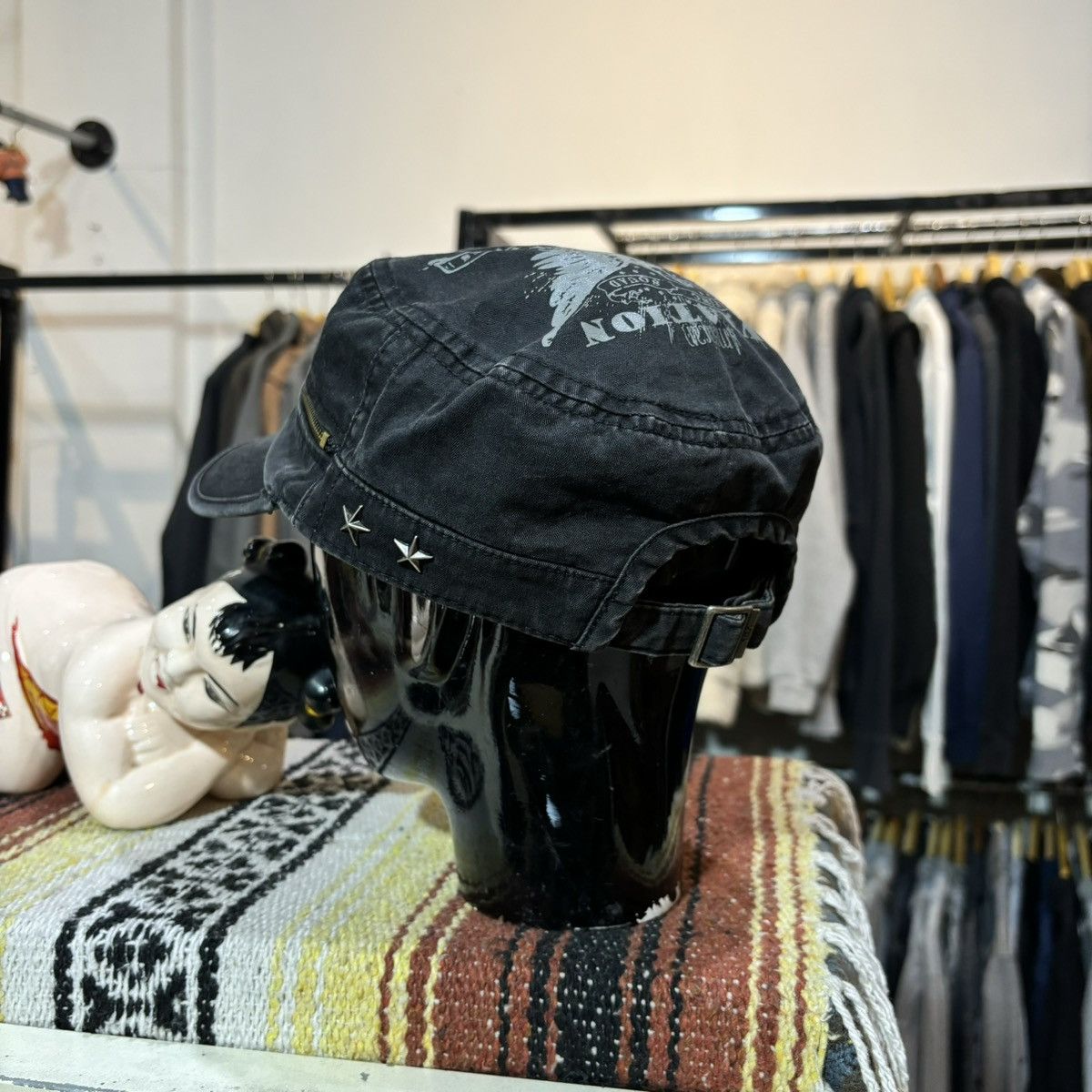 If Six Was Nine × Le Grande Bleu (L.G.B.) × Michel Klein Vintage hat michel klein punk seditionaries style Size ONE SIZE - 5 Thumbnail