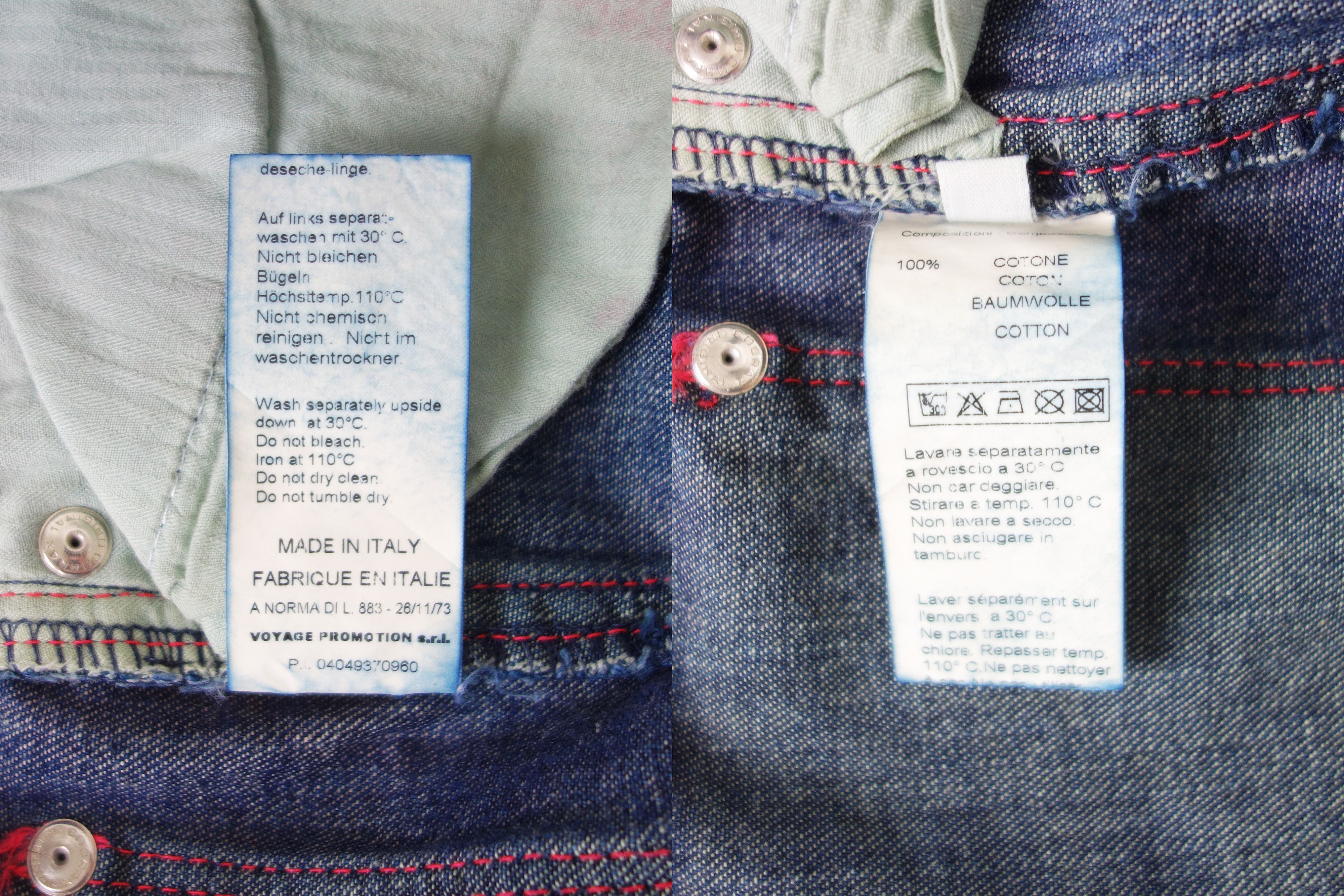 Voyage LT by Voyage Passion Jeans Print Logo Rhinestones Low Rise Size 27" / US 4 / IT 40 - 6 Thumbnail