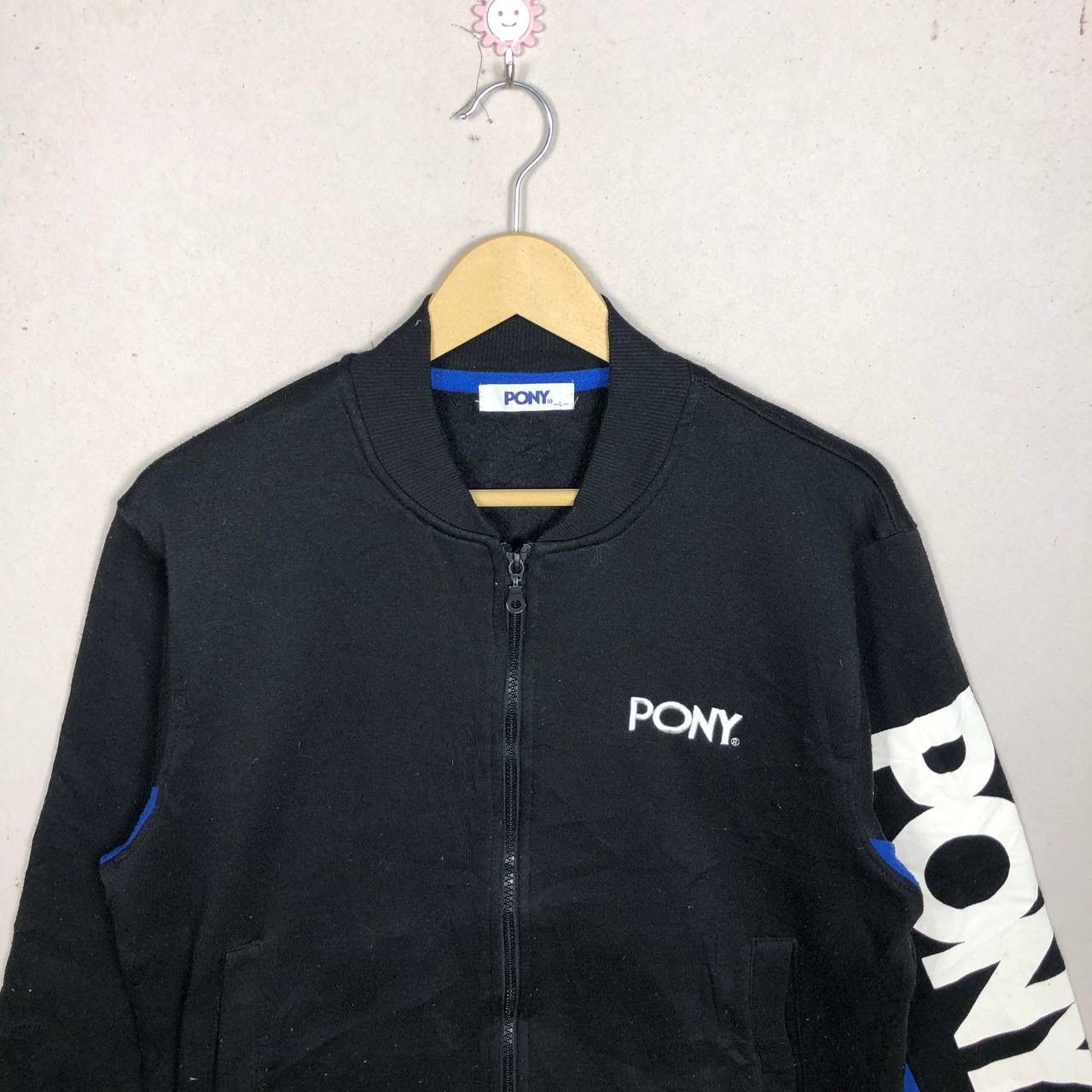 PONY × Vintage Vintage PONY Full Zipper Sweater Jacket Size US L / EU 52-54 / 3 - 3 Thumbnail