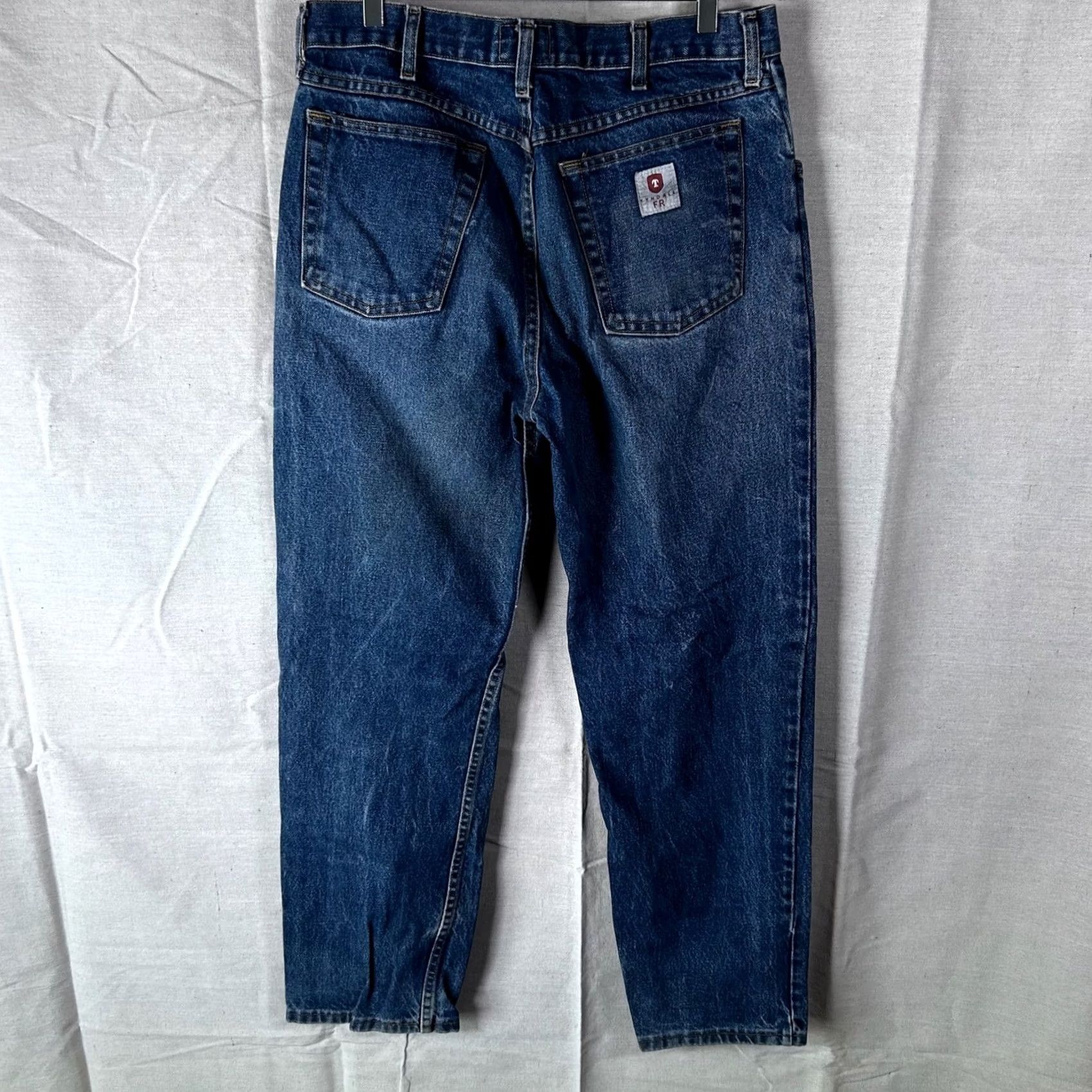 Denime Tyndale Flame-Resistant Denim Jeans Mens 34x32 Blue Straight 5-Pocket Cotton Denim United States 1230T Size US 34 / EU 50 - 2 Thumbnail