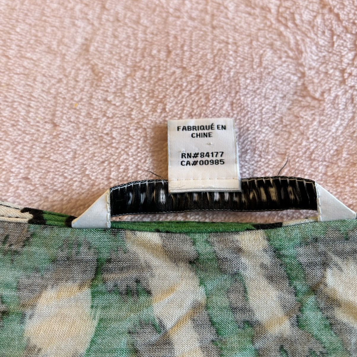 Diane von Furstenberg Diane Von Fustenberg green leopard print LS silk blend M Size M / US 6-8 / IT 42-44 - 6 Thumbnail