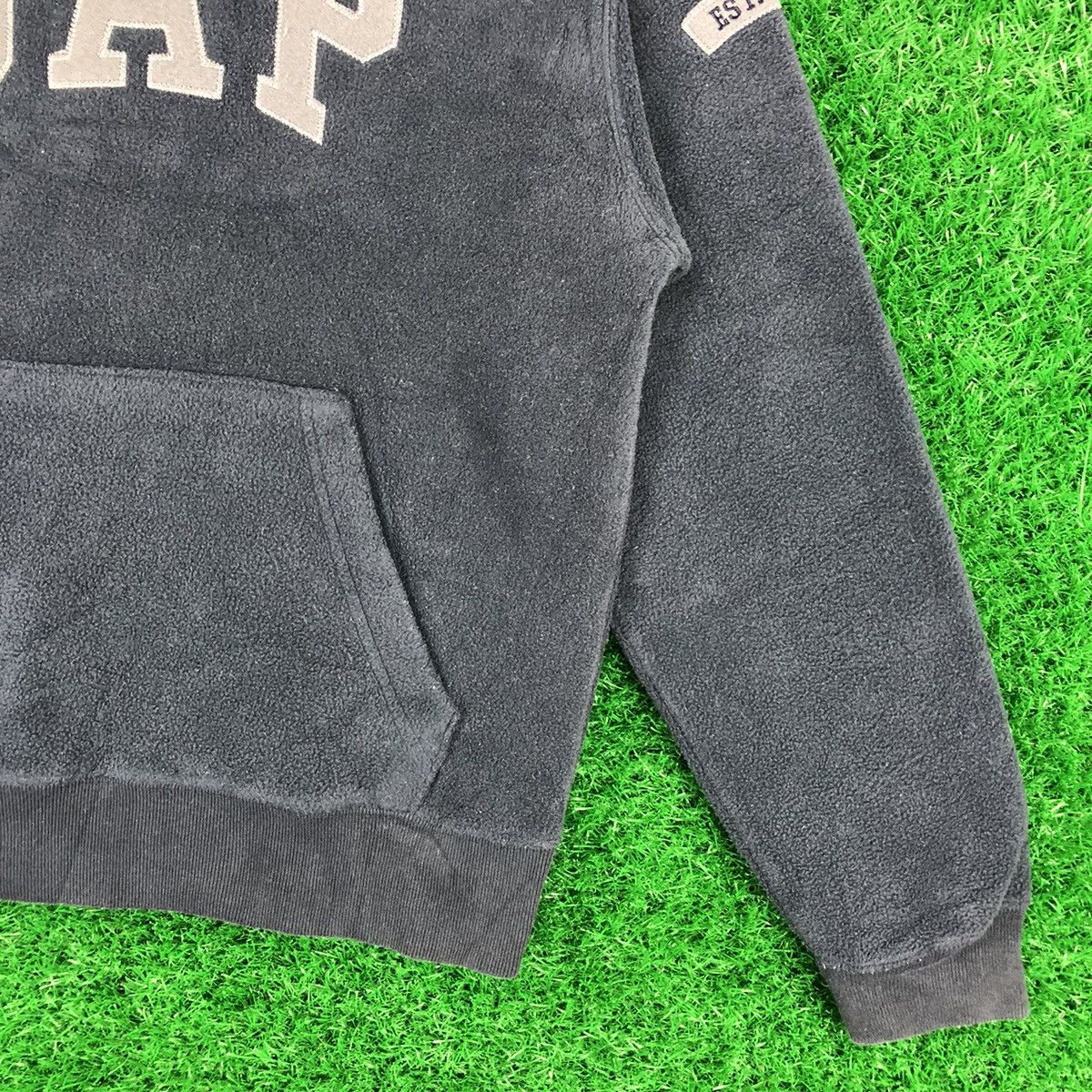 Gap Vintage Y2K GAP Big Logo Fleece Hoodie Pullover Size US XXS / EU 40 - 3 Thumbnail