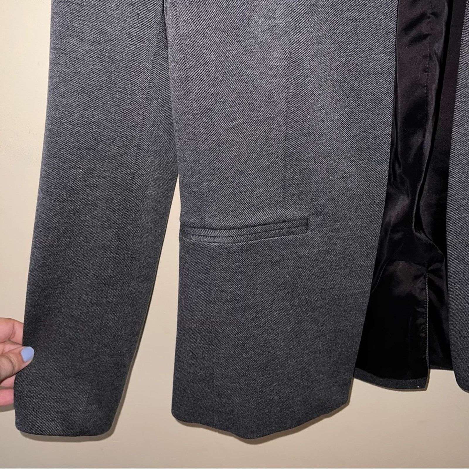 J.Crew J. CREW 365 open front gray blazer 4T Size S / US 4 / IT 40 - 8 Thumbnail