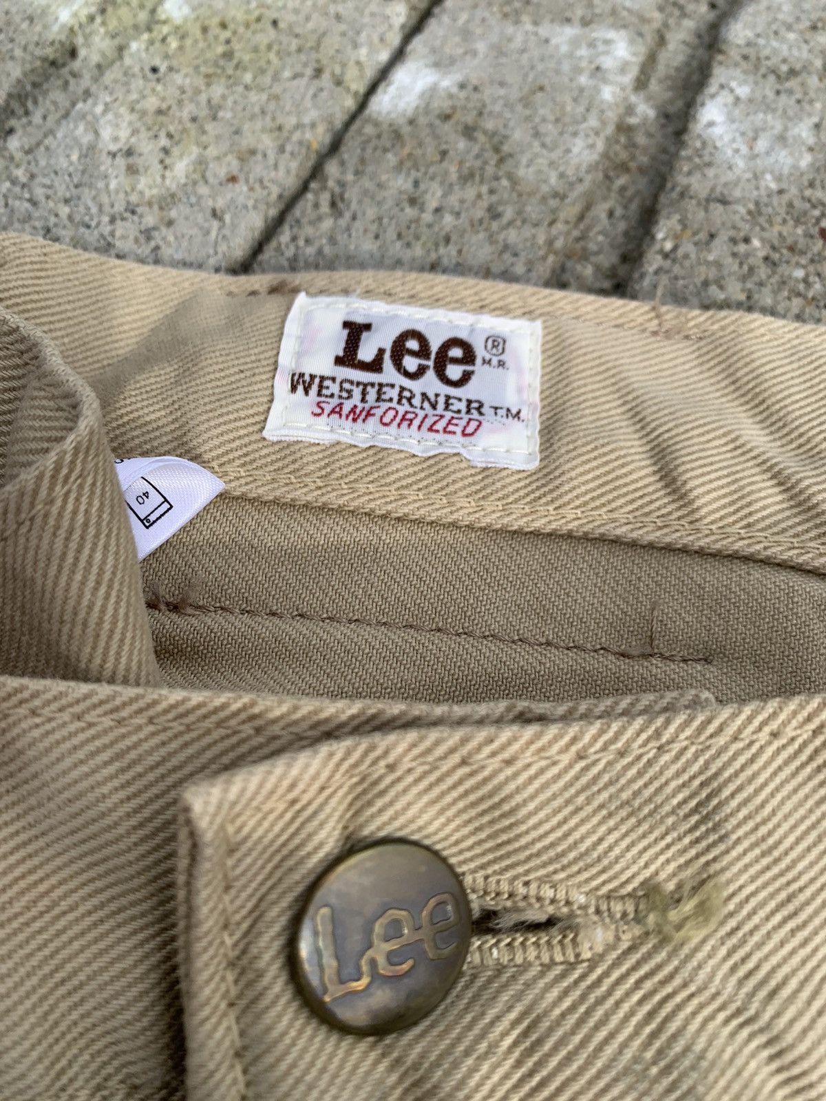 Lee Flare LEE WESTERNER vintage. Size US 30 / EU 46 - 10 Thumbnail