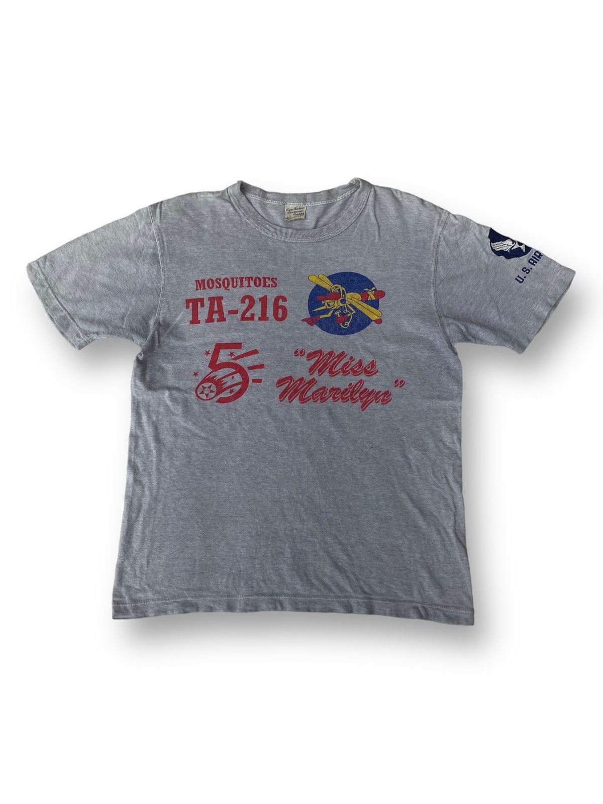 image of Buzz Ricksons x US Air Force Buzz Rickson Mosquitoes Ta-216 Us Air Force Shirt. C4 in Grey (Size Sm