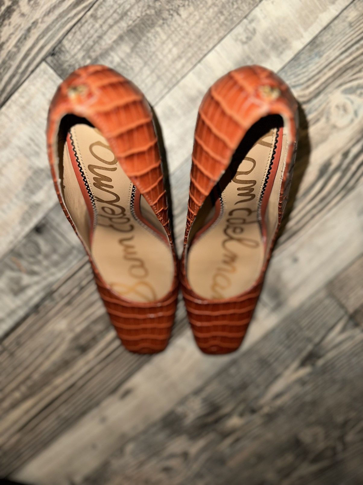 Sam Edelman SAM EDELMAN Beth Pump - Cinnamon Spice size 8 Size US 8 / IT 38 - 2 Thumbnail