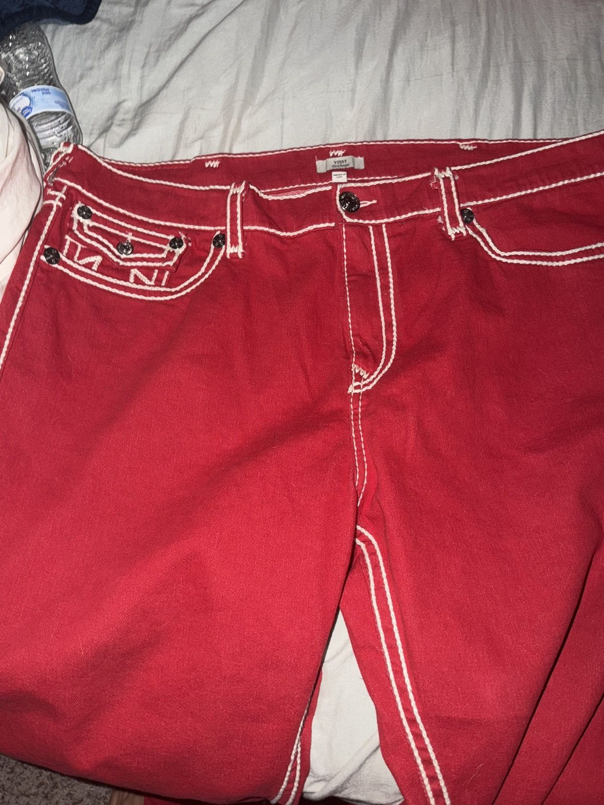 True Religion True religion ultra baggy vinny red jeans Size US 44 / EU 60 - 6 Thumbnail