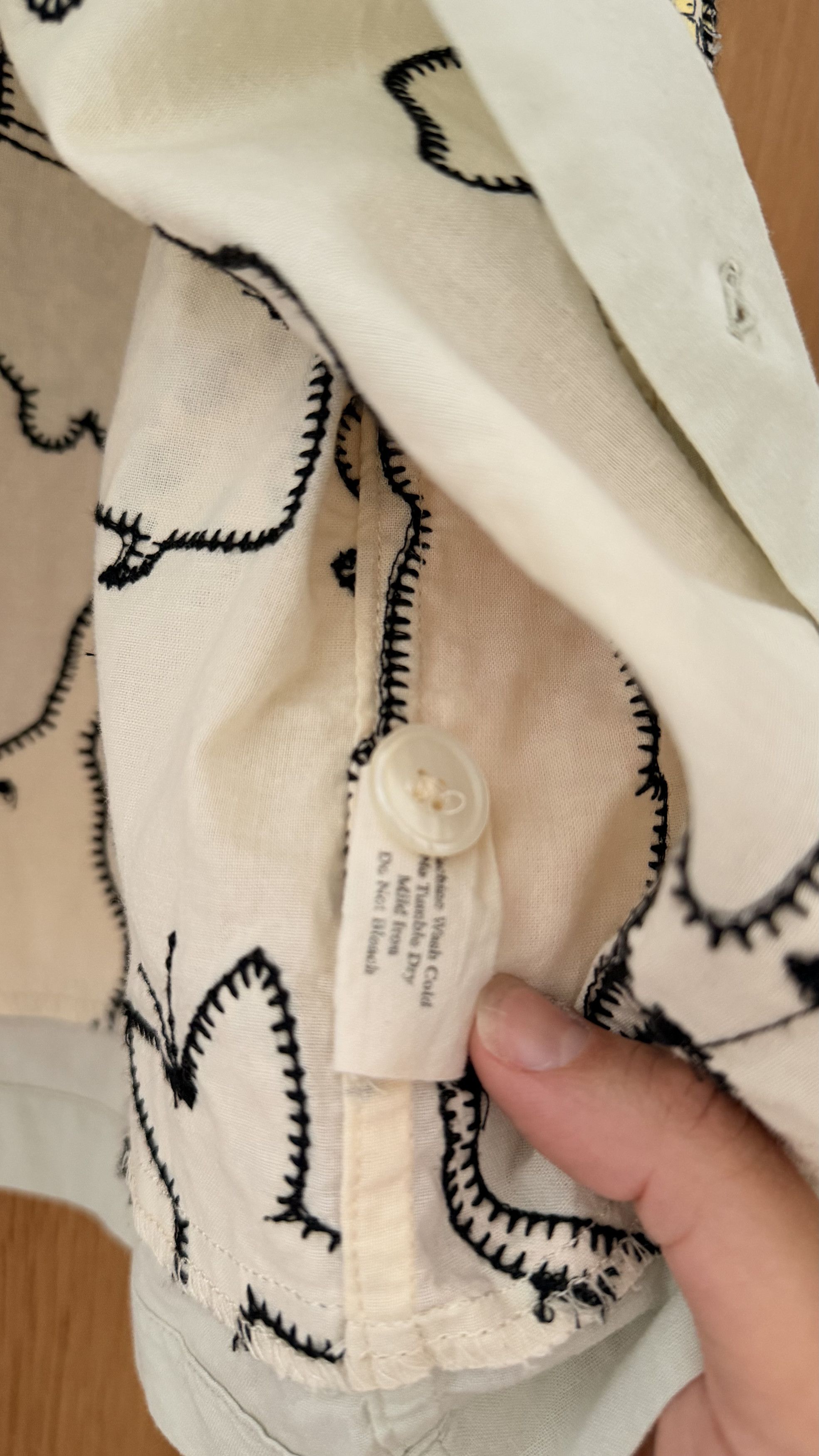 Bode Bode Hand Appliqué Camp Collar Shirt – Folk Art Patchwork Size US S / EU 44-46 / 1 - 6 Thumbnail