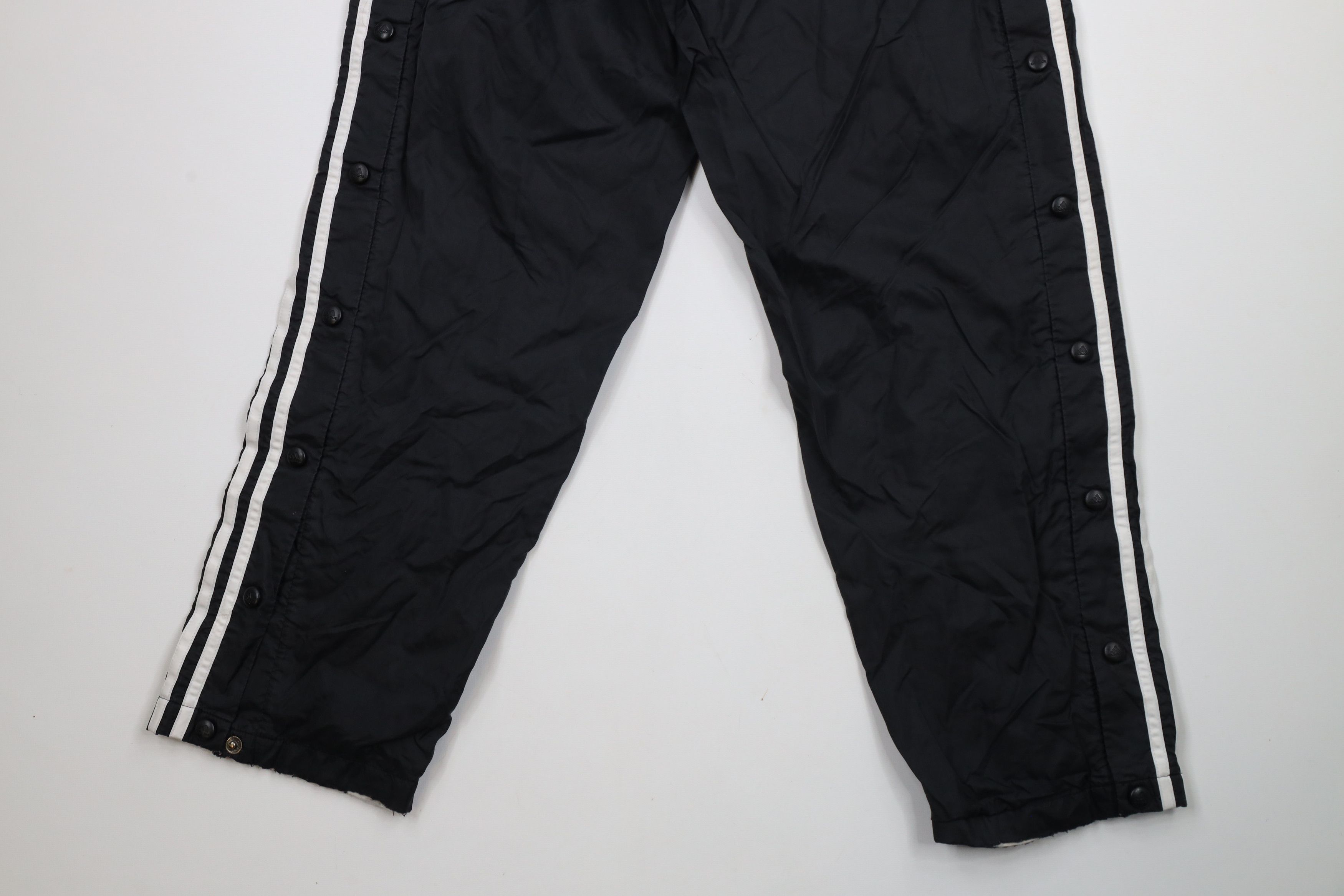 Adidas × Vintage Vintage Y2K 2001 Adidas Lined Tearaway Windbreaker Pants Size US 34 / EU 50 - 15 Thumbnail