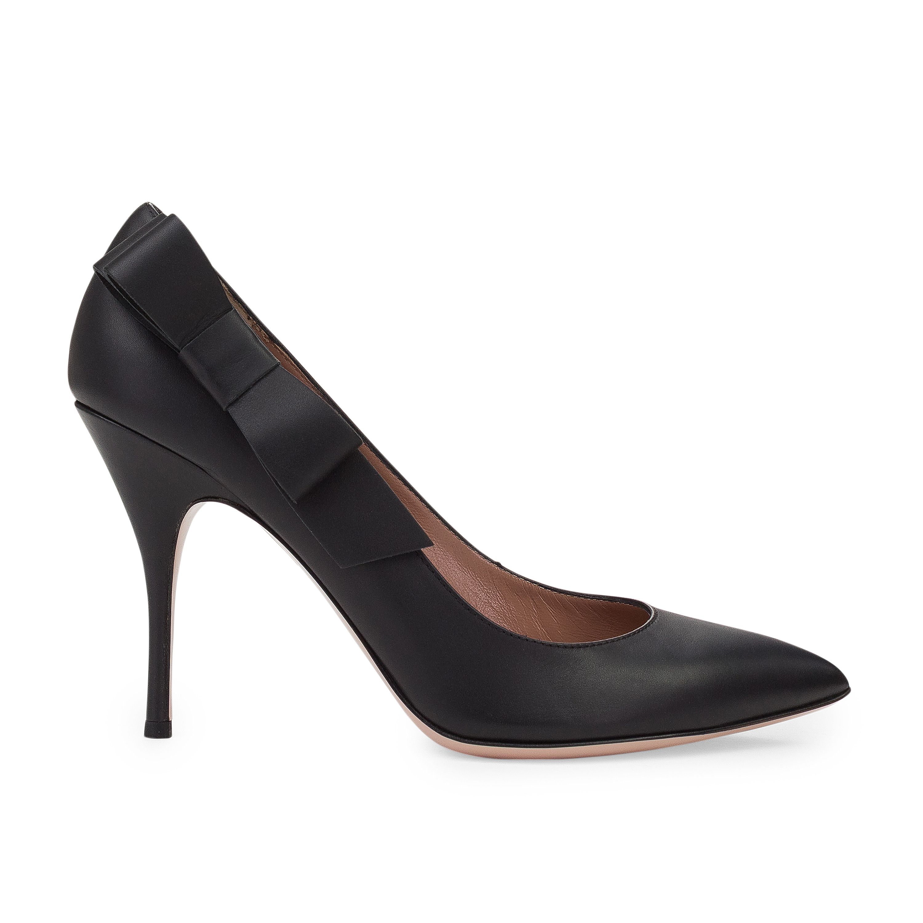 RED Valentino BLACK NERO SIDE BOW HEELS SIZE 41 Size US 11 / IT 41 - 1 Thumbnail