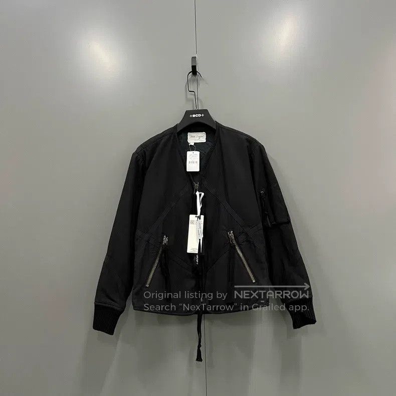 Greg Lauren Greg Lauren Black Vintage Patchwork Pilot Jacket Size US S / EU 44-46 / 1 - 1 Thumbnail