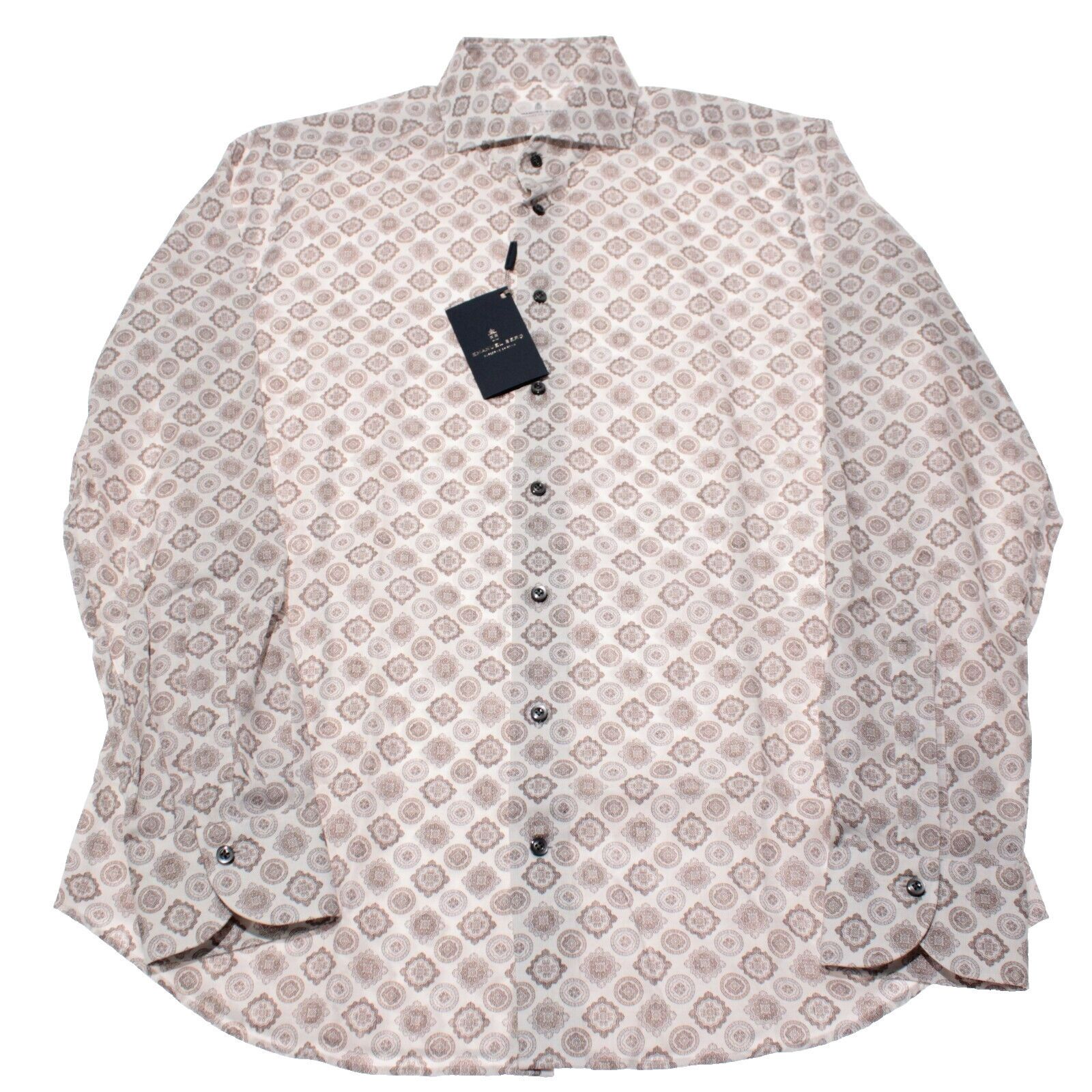 Other Emanuel Berg New with tags Shirt Size L US In Brown Size US L / EU 52-54 / 3 - 3 Thumbnail