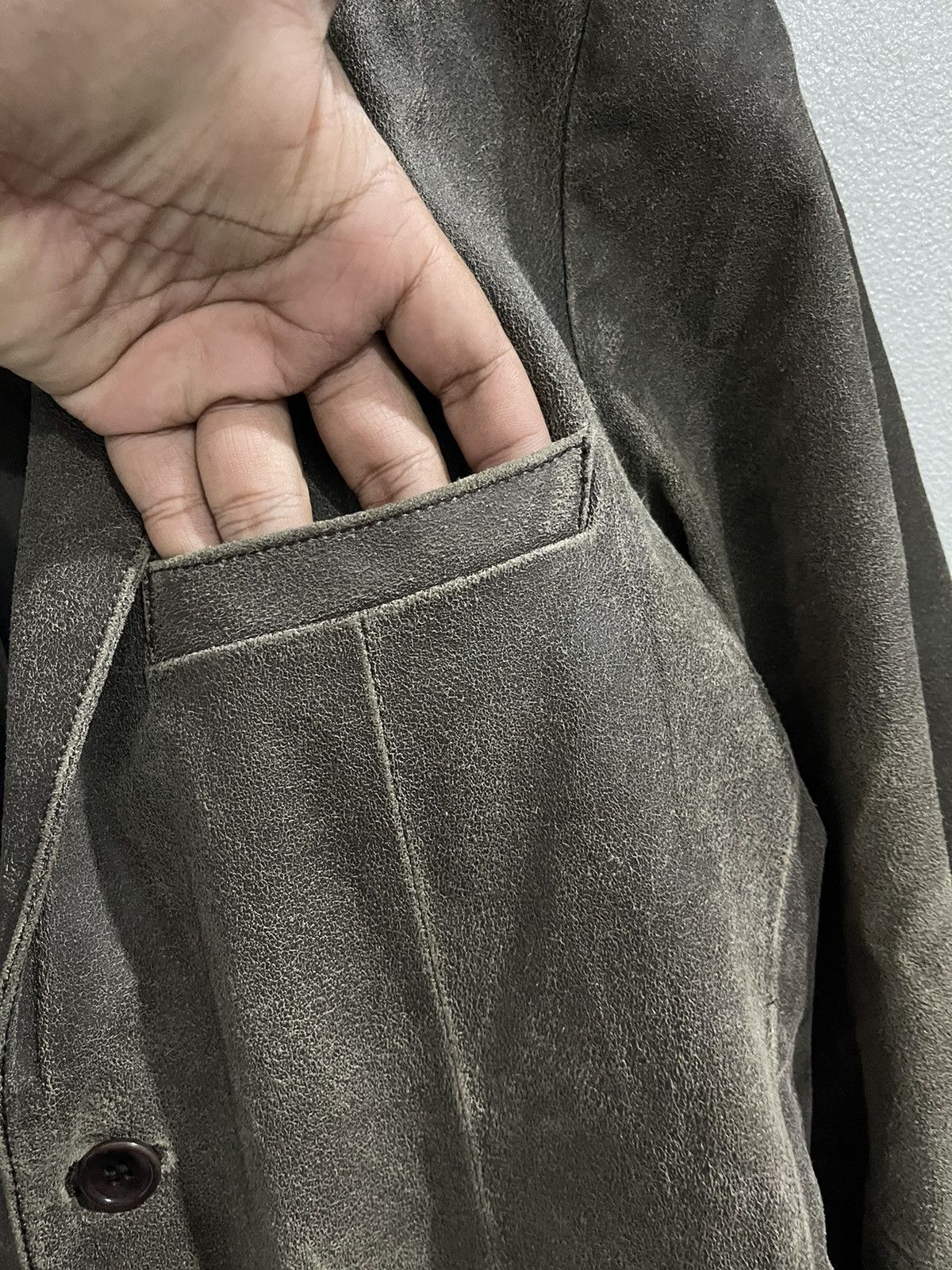 Katharine Hamnett London Vintage Katharine Hamnett London Cow Leather Jacket Size US S / EU 44-46 / 1 - 9 Thumbnail