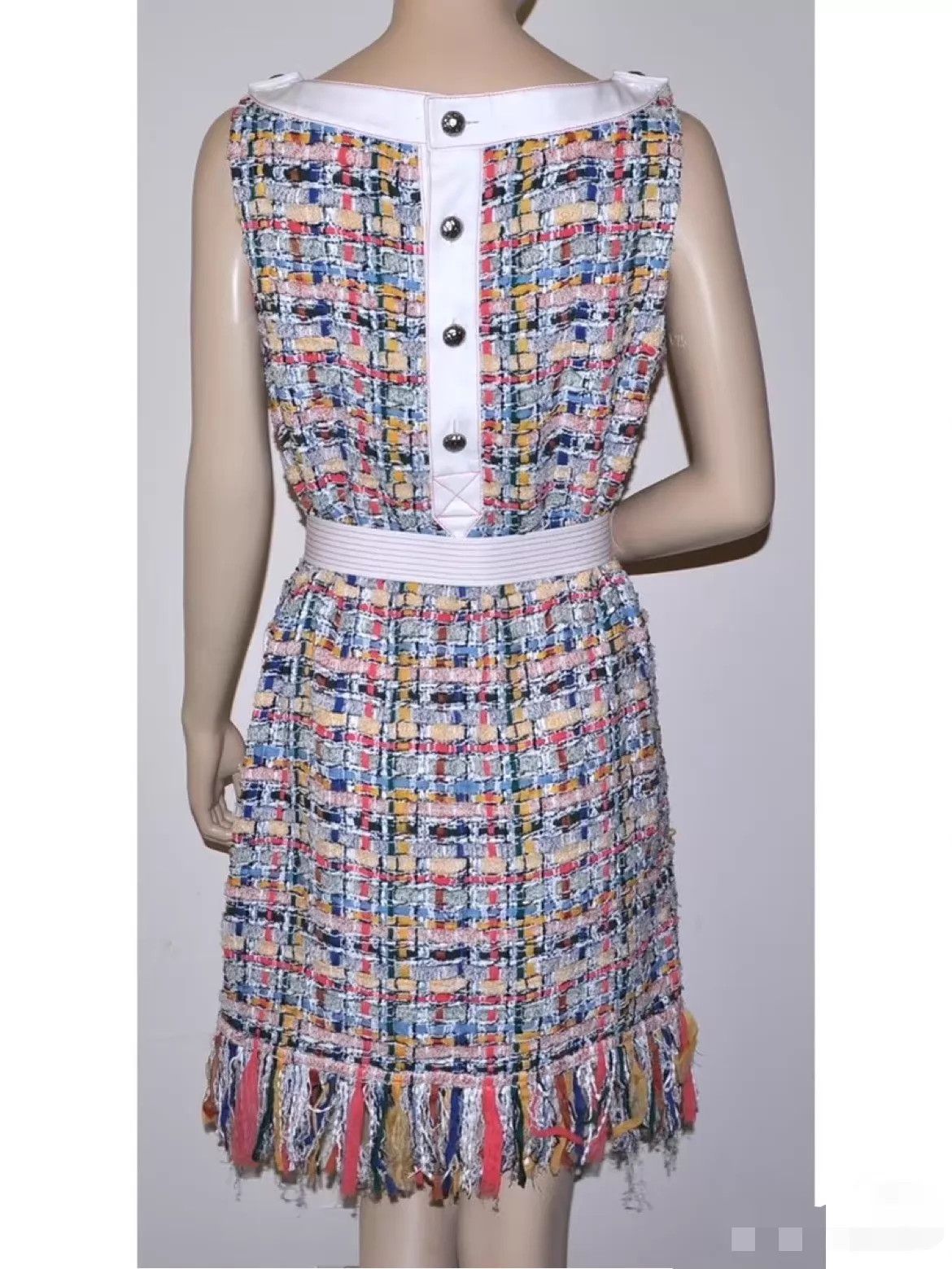 Chanel Chanel Runway Star Tassel Colorful Tweed Dress Size XS / US 0-2 / IT 36-38 - 7 Thumbnail