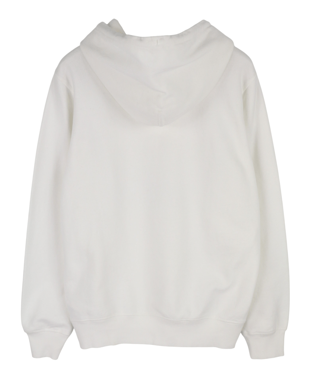 Diesel D4D-21 M White Cotton Hooded Logo Hoodie 40104 Size US M / EU 48-50 / 2 - 2 Thumbnail