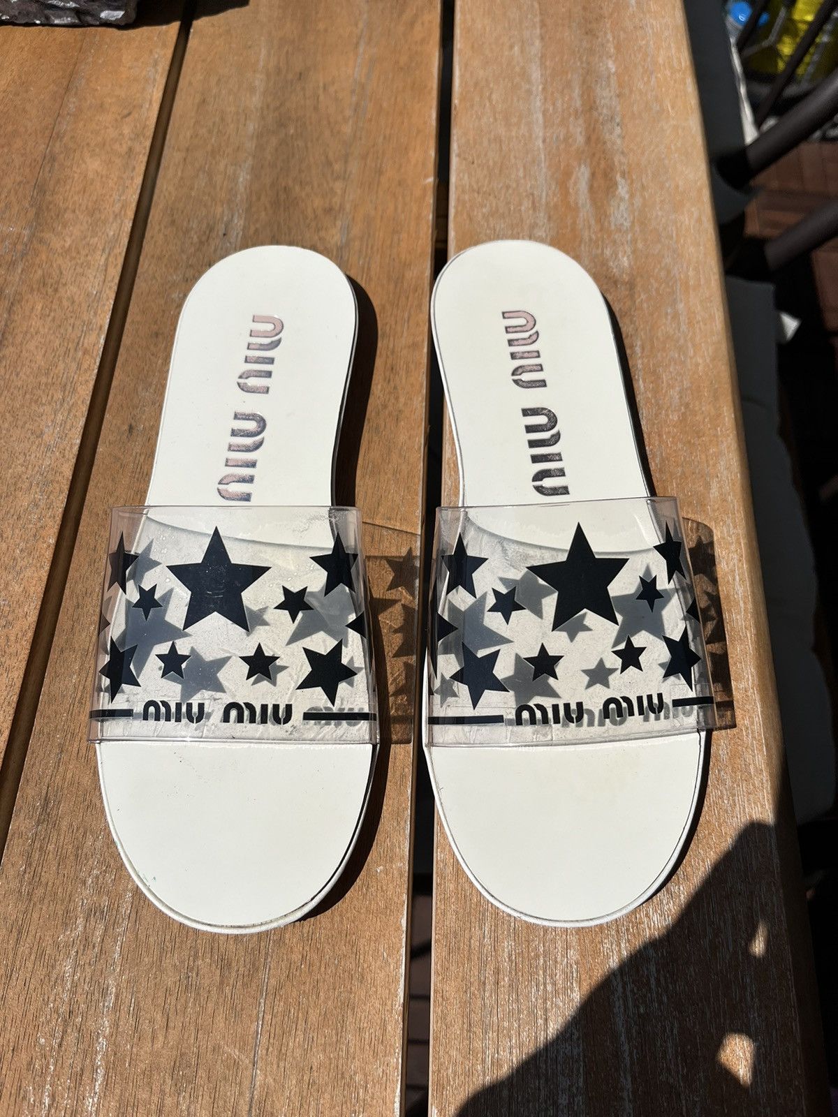 Miu Miu Miu Miu Sandals Size US 5.5 / IT 35.5 - 1 Thumbnail