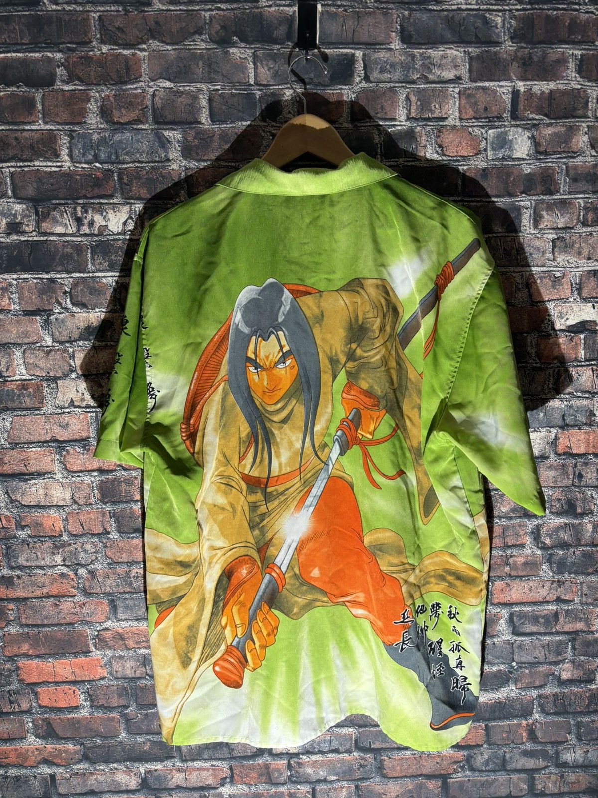 Vintage Vintage 90s Anime Samurai Tie Dye Rare Oversized Streetwear Size US M / EU 48-50 / 2 - 2 Thumbnail