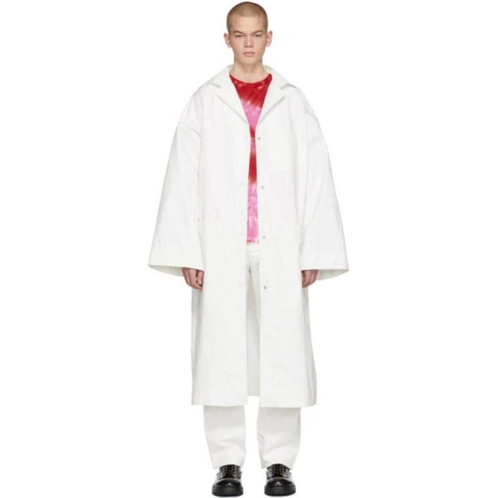 Kwaidan Editions Oversized Lab Coat Size M Mens White SSENSE